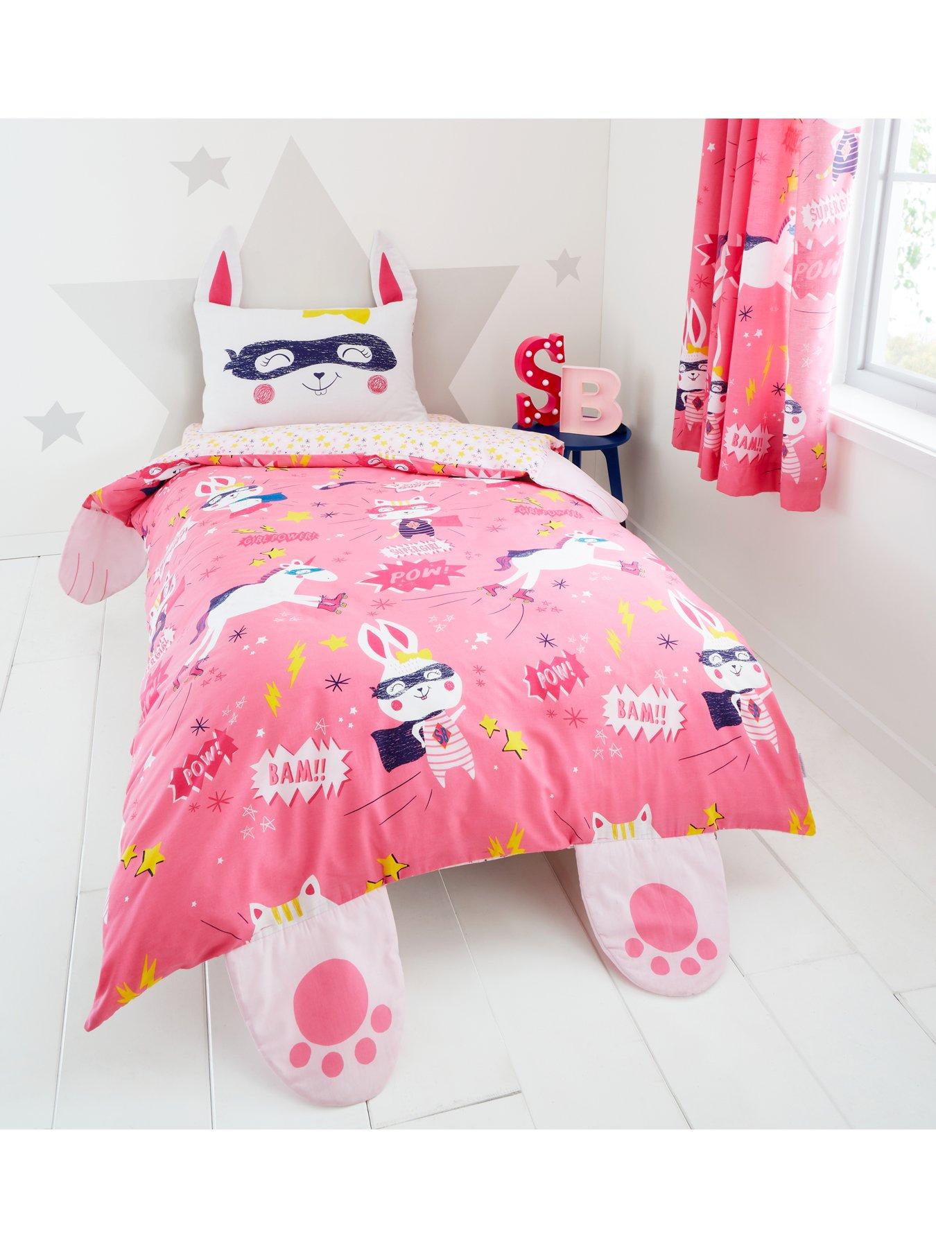 Catherine Lansfield Super Bunny Single Duvet Cover And Pillowcase