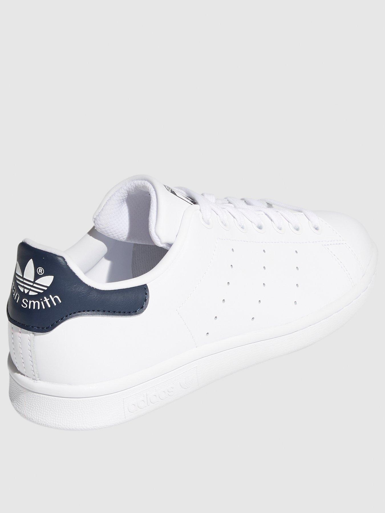 stan smith white and navy