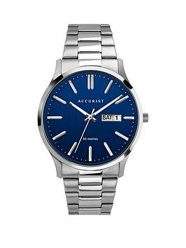 accurist-blue-daydate-dial-stainless-steel-bracelet-mens-watch