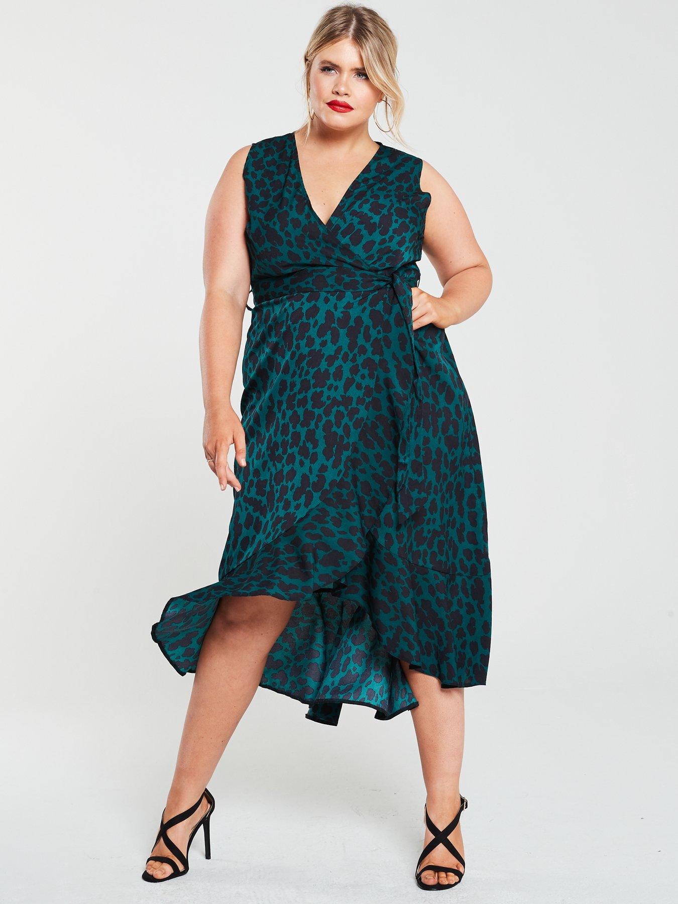 ax paris curve leopard print dress