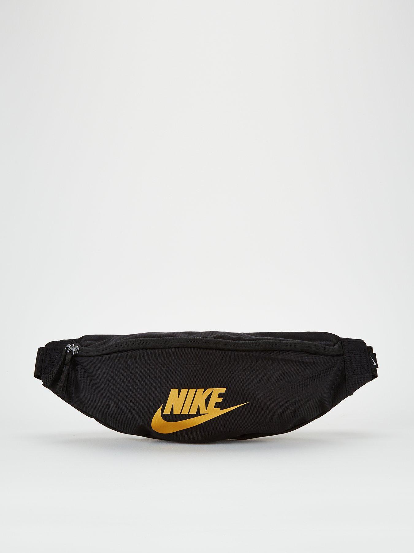 black and gold nike fanny pack