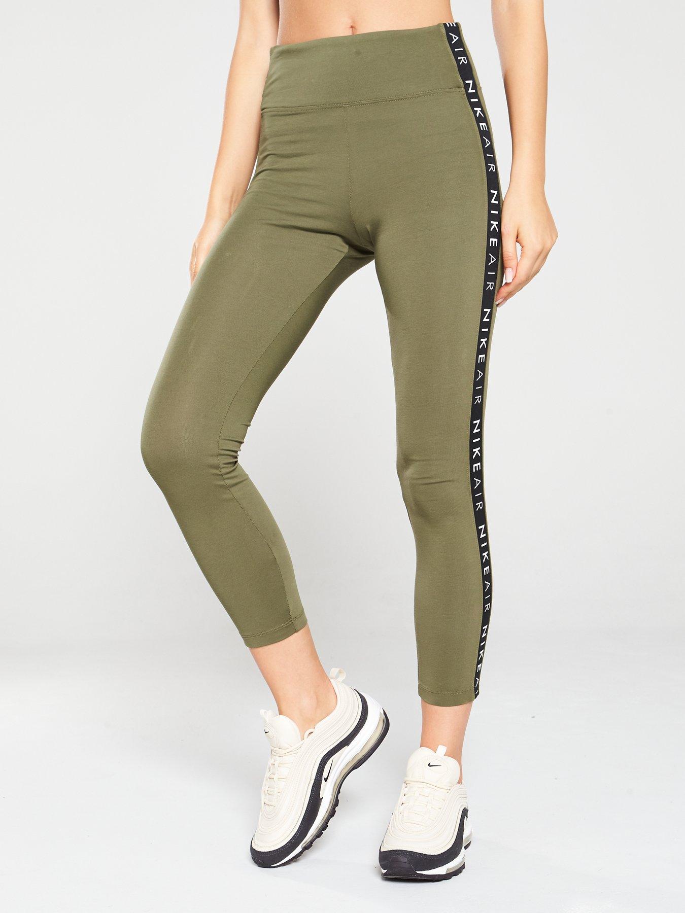 nike air khaki leggings