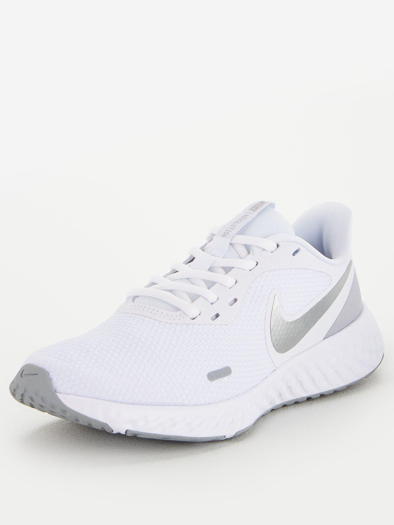 nike revolution 5 women's running shoe white