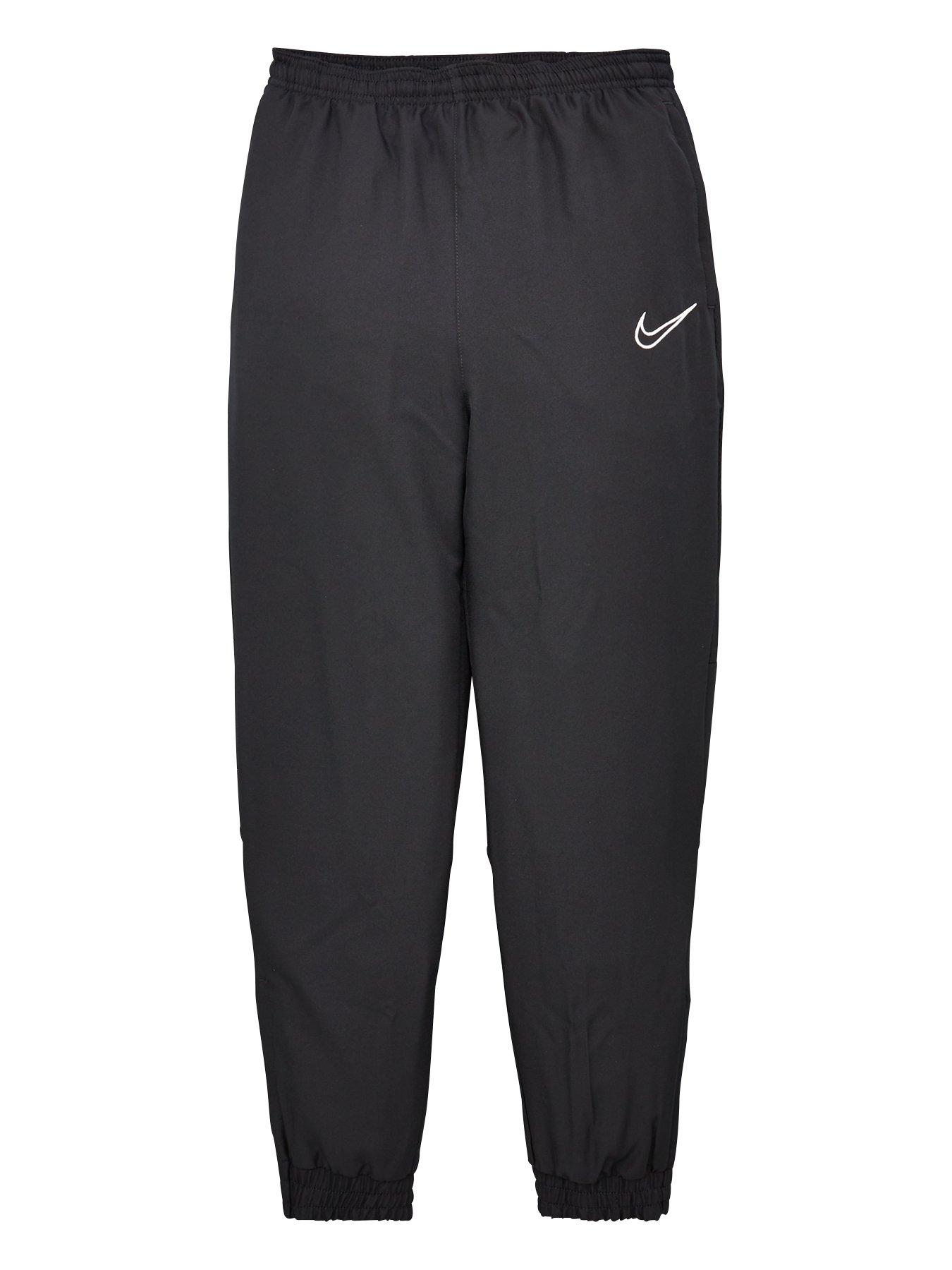 boys black nike joggers