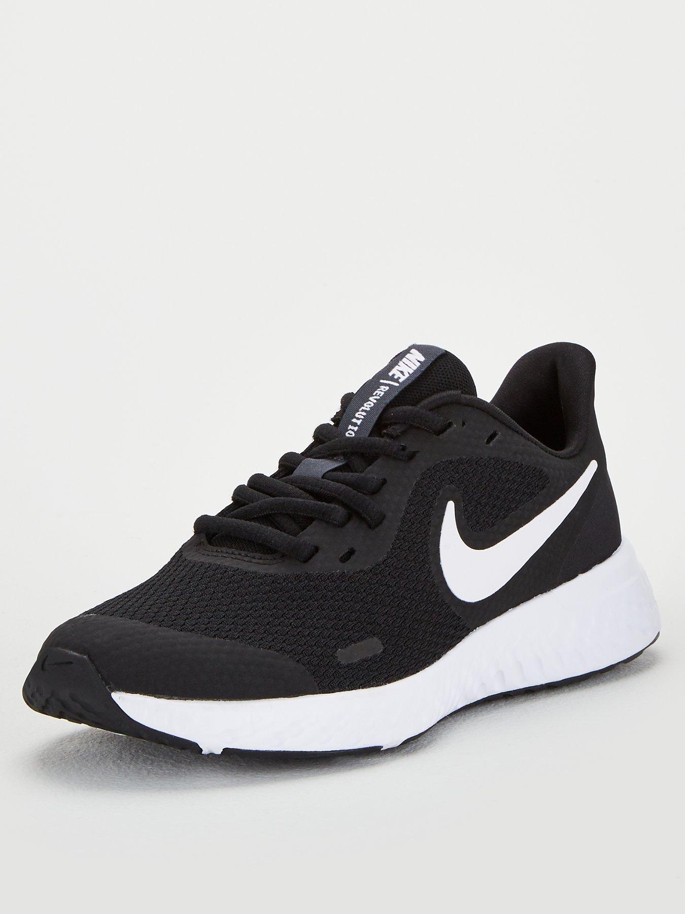 nike black shoes junior