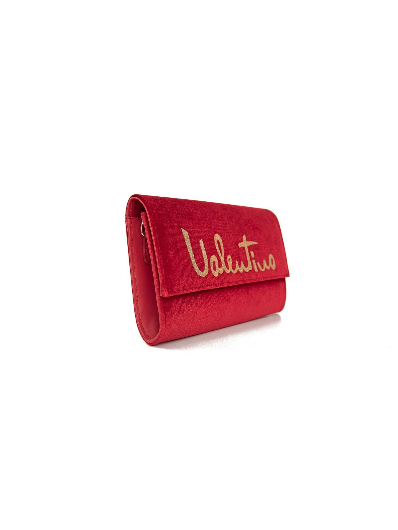 red velvet clutch purse