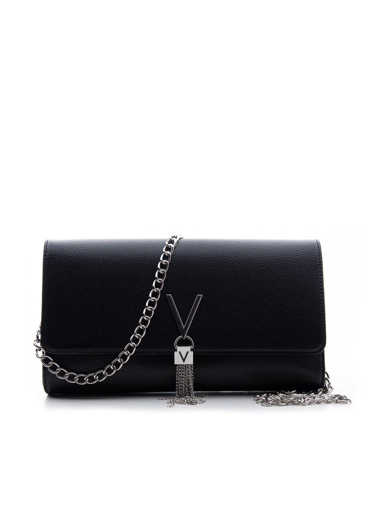 valentino silver clutch bag