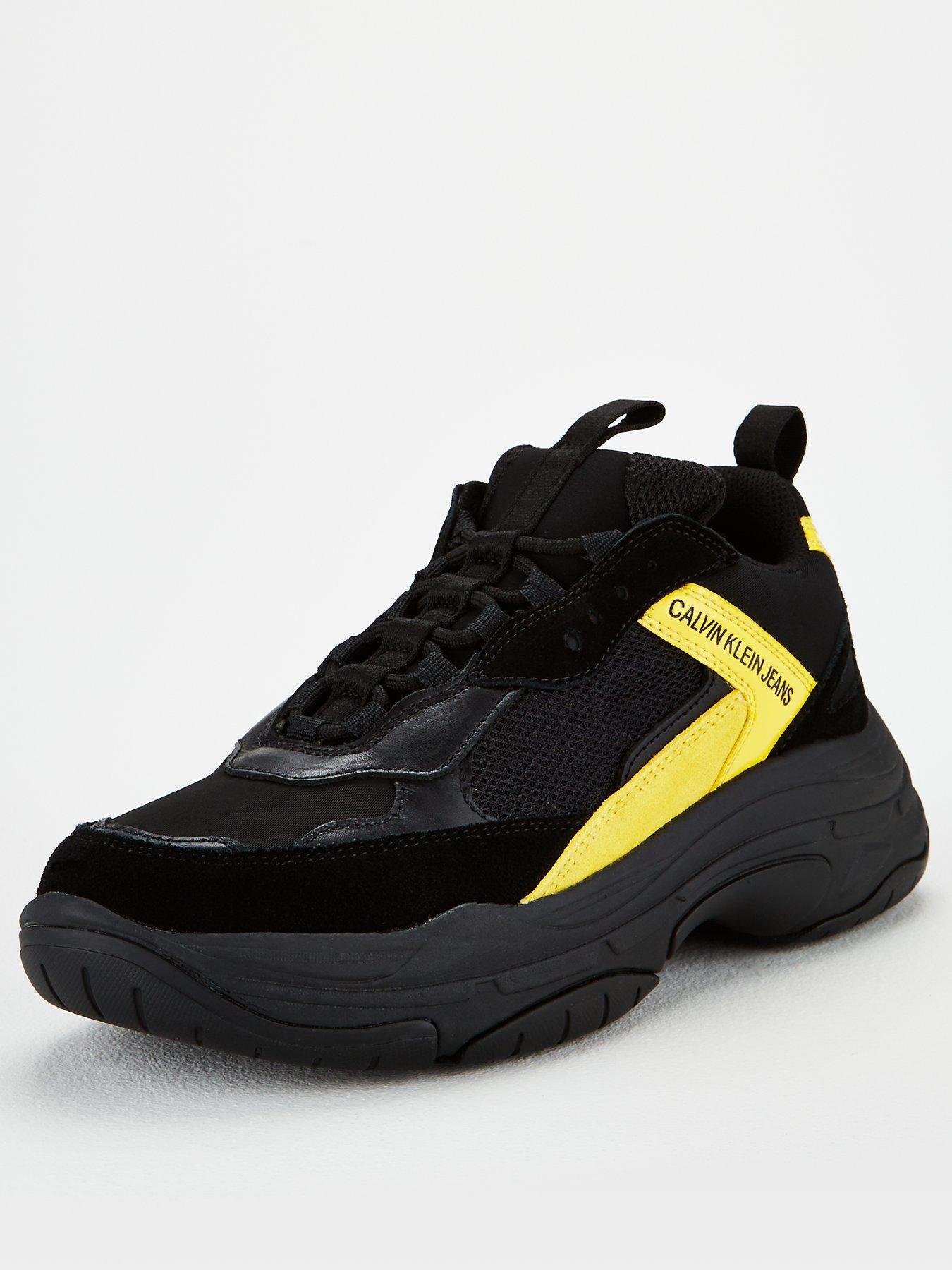 calvin klein marvin trainers black