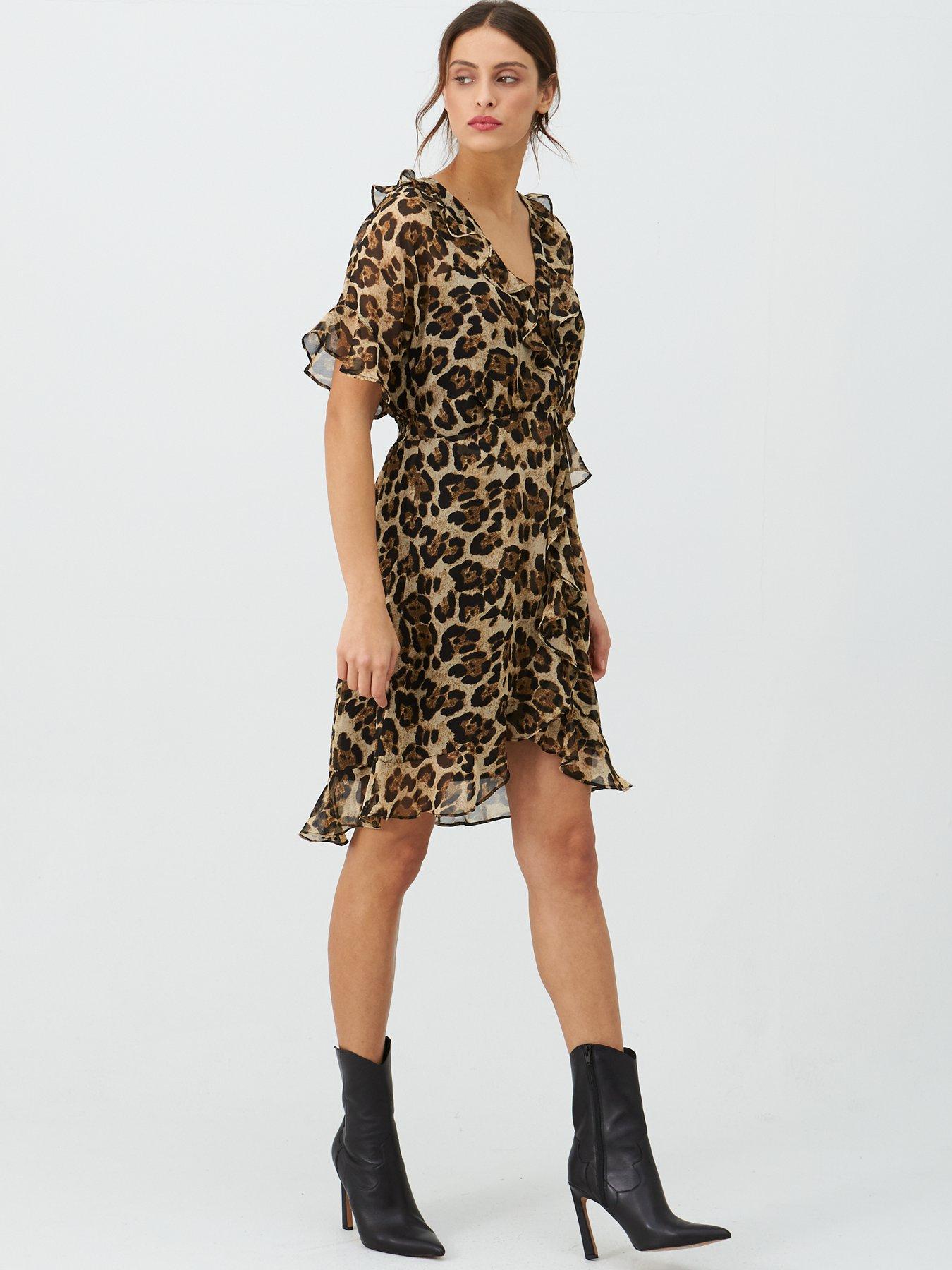 littlewoods leopard print dress