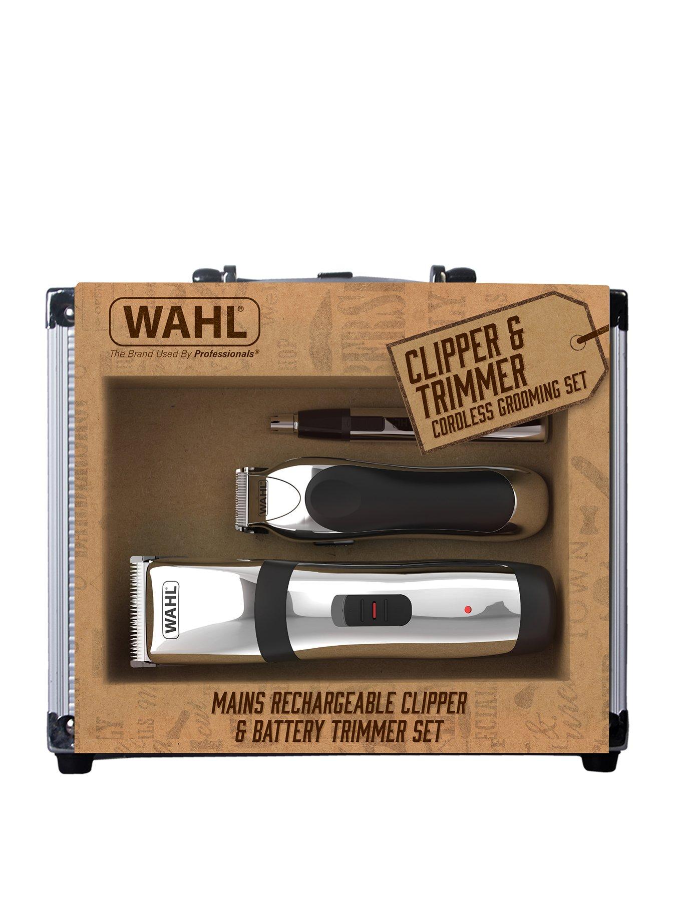 wahl trimmer clipper set
