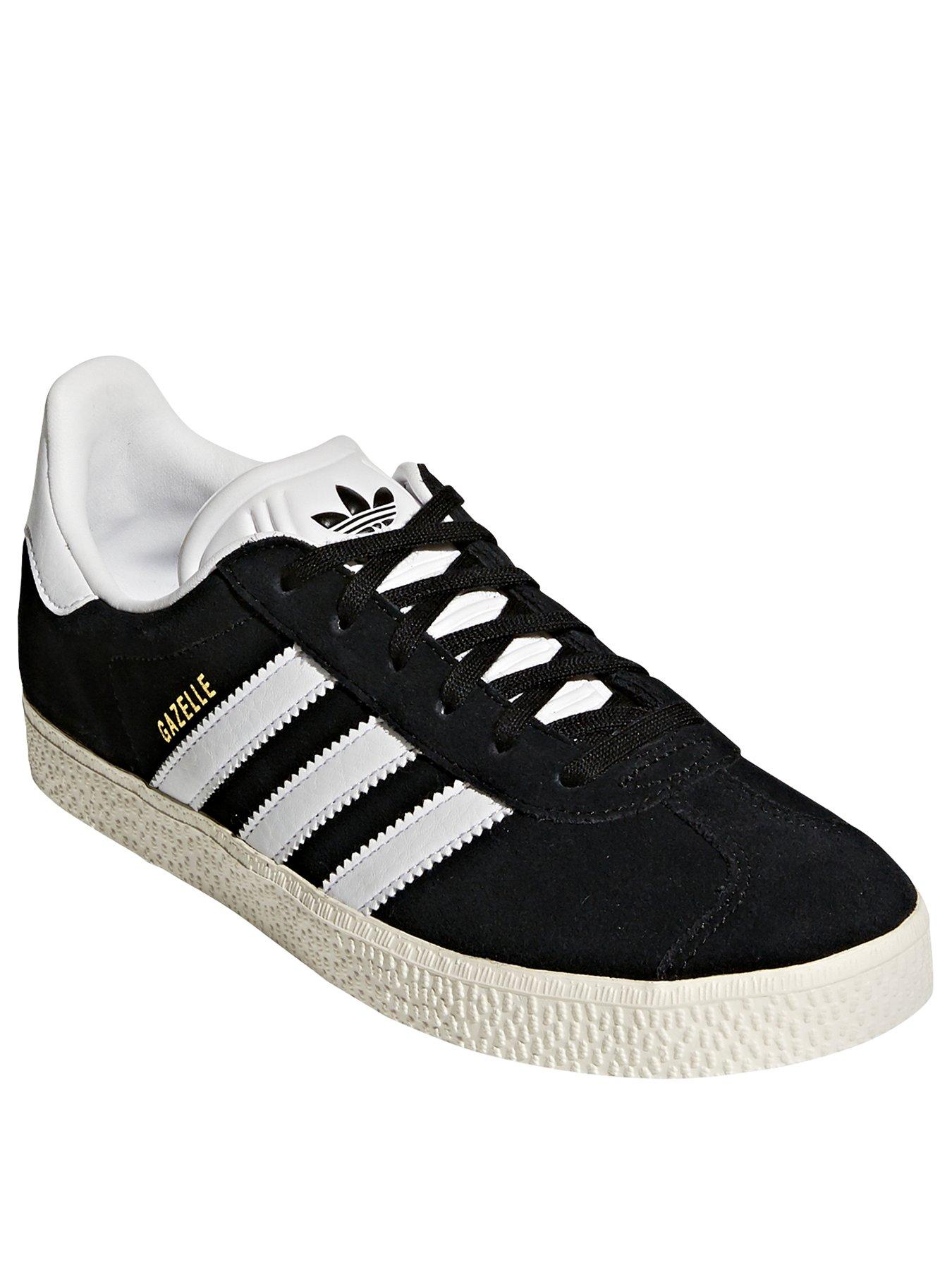 adidas gazelle junior black leather