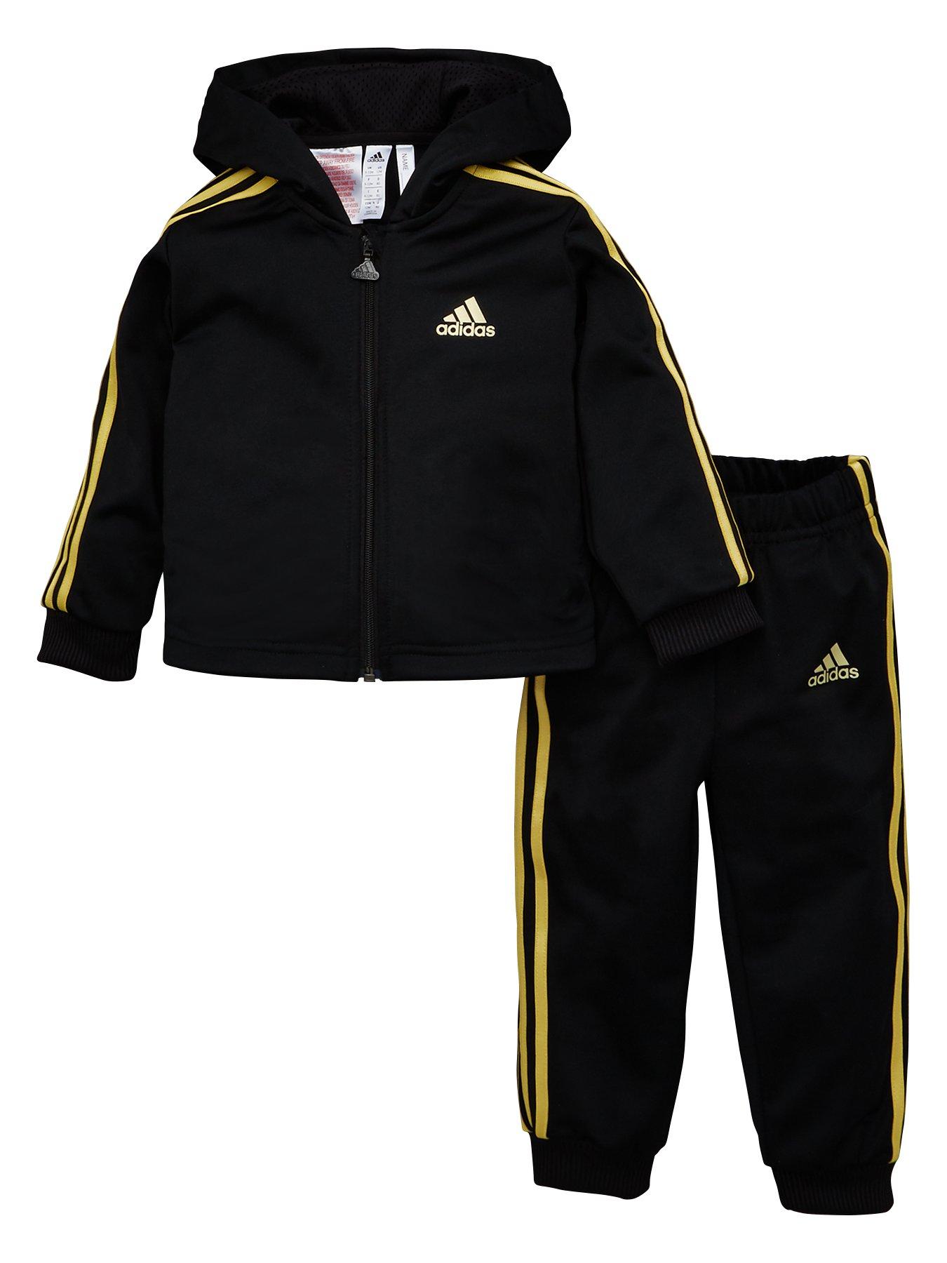 hooded adidas tracksuit