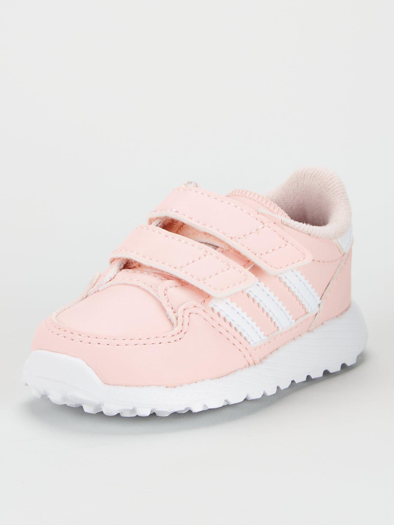 adidas light pink trainers