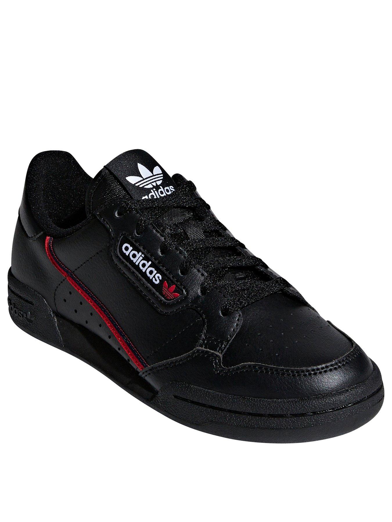 black adidas continentals