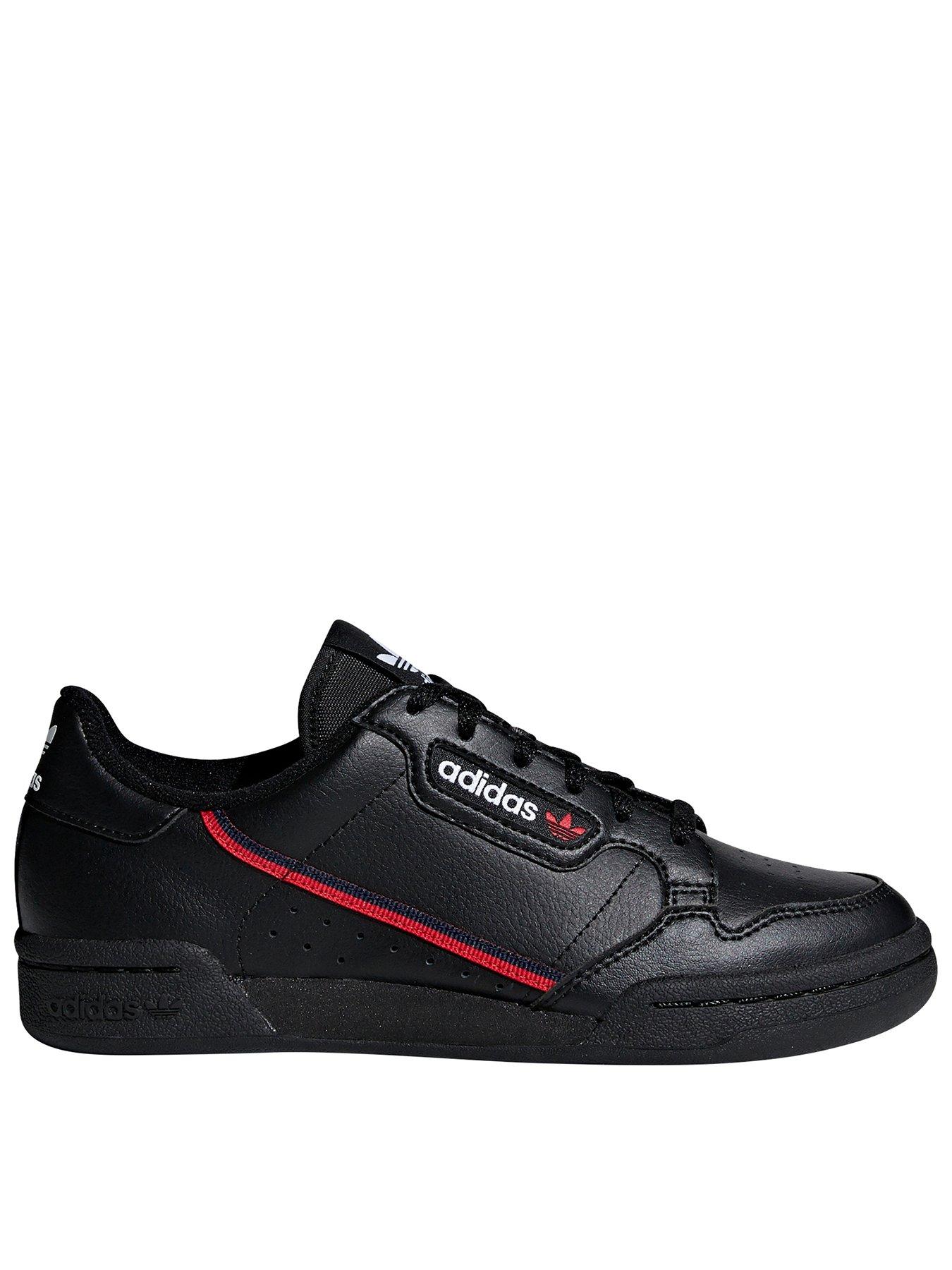 adidas continental 80 junior black