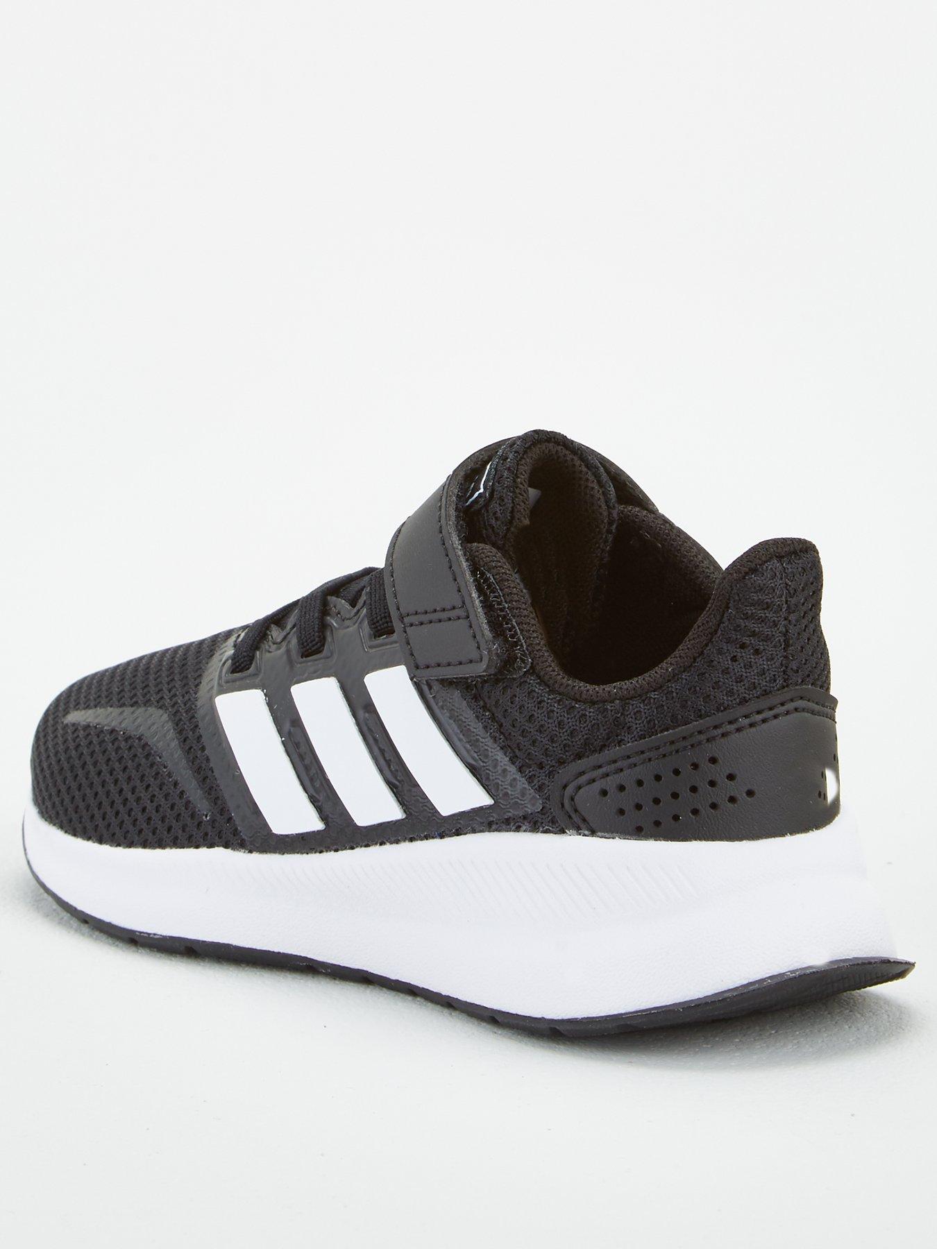 adidas black childrens trainers
