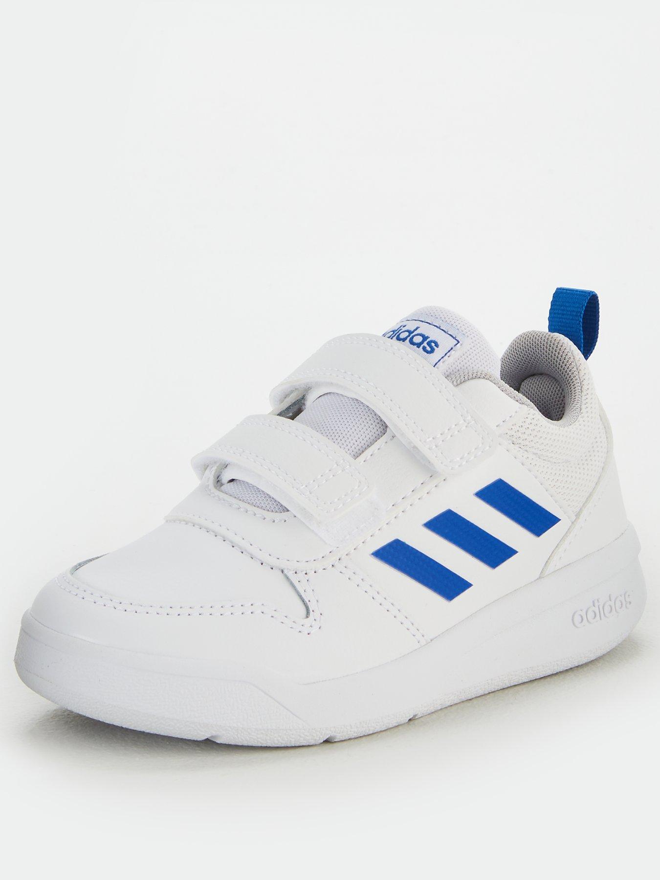 kids white addidas trainers