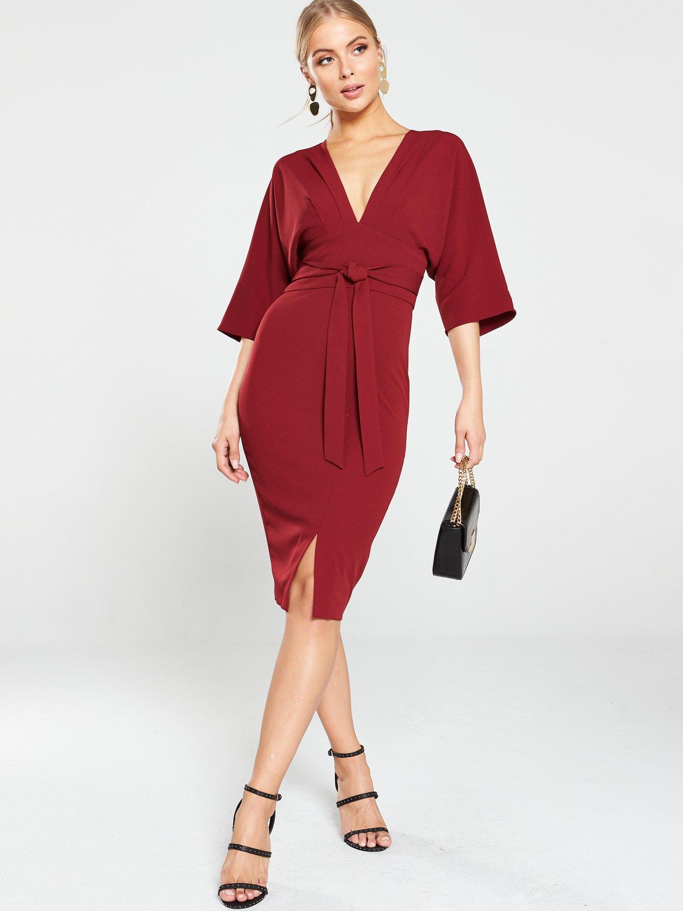 kimono midi dress uk