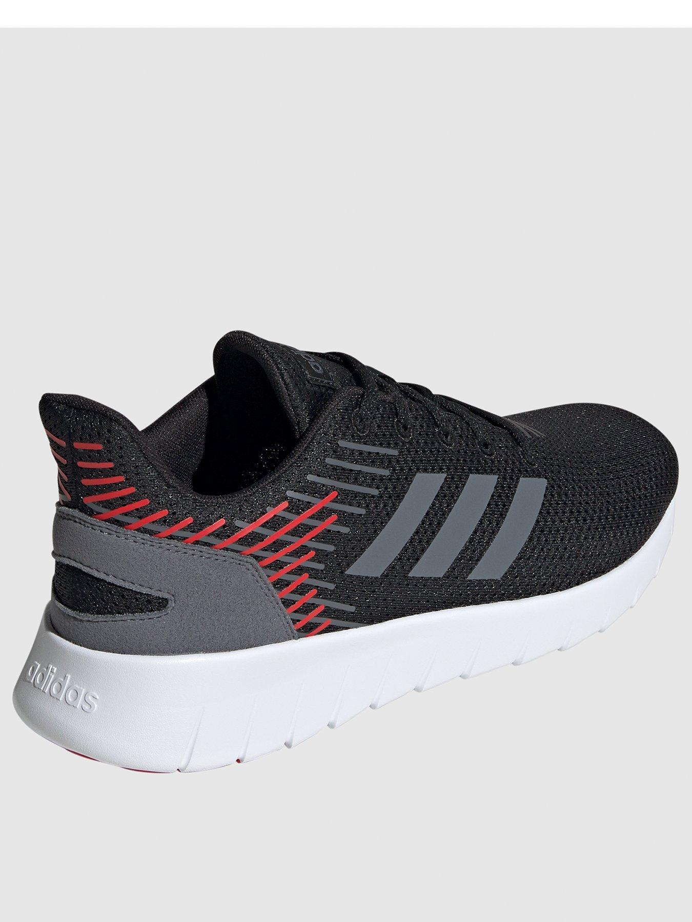 adidas asweerun black and white