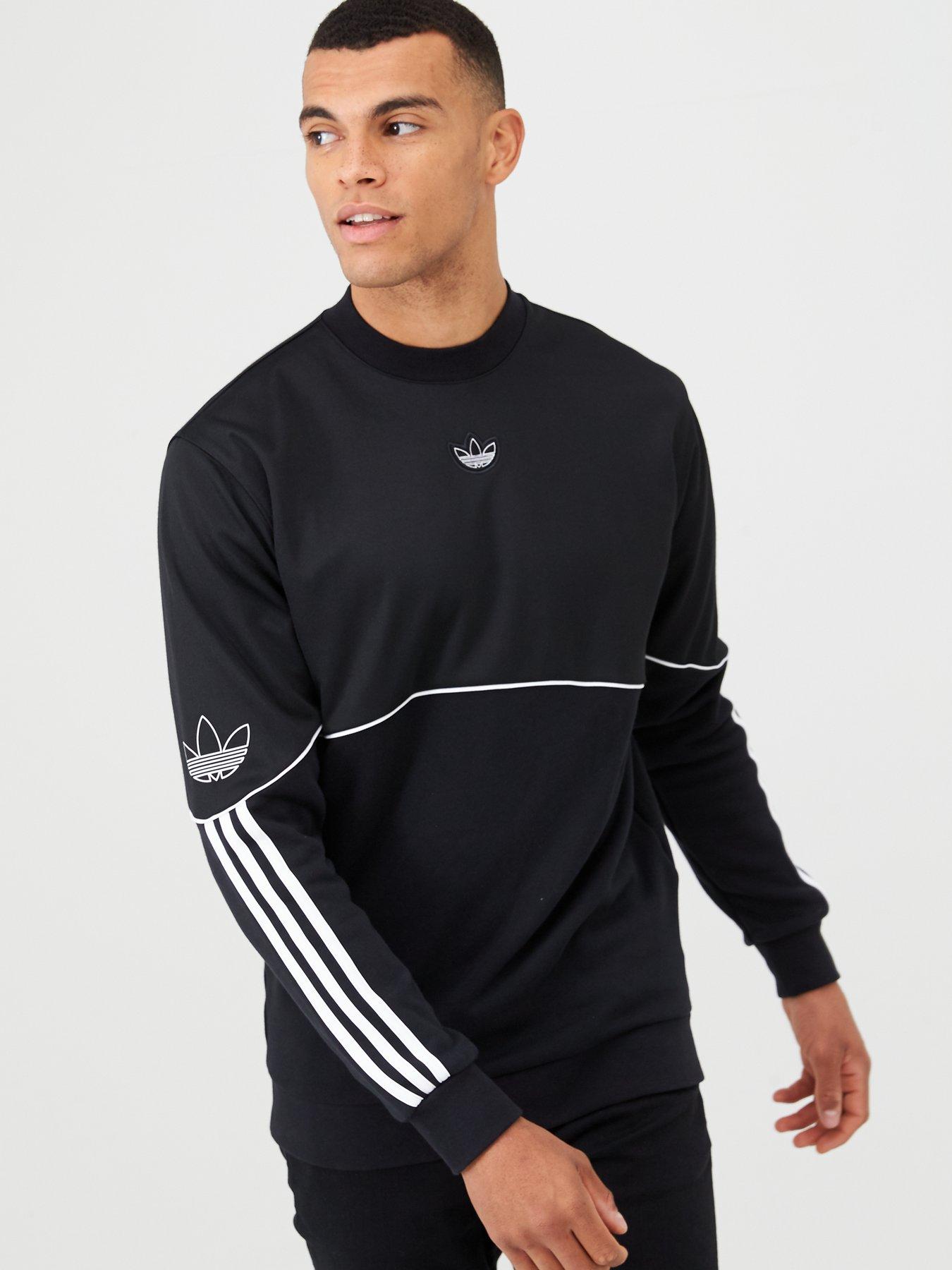 adidas outline crewneck sweatshirt