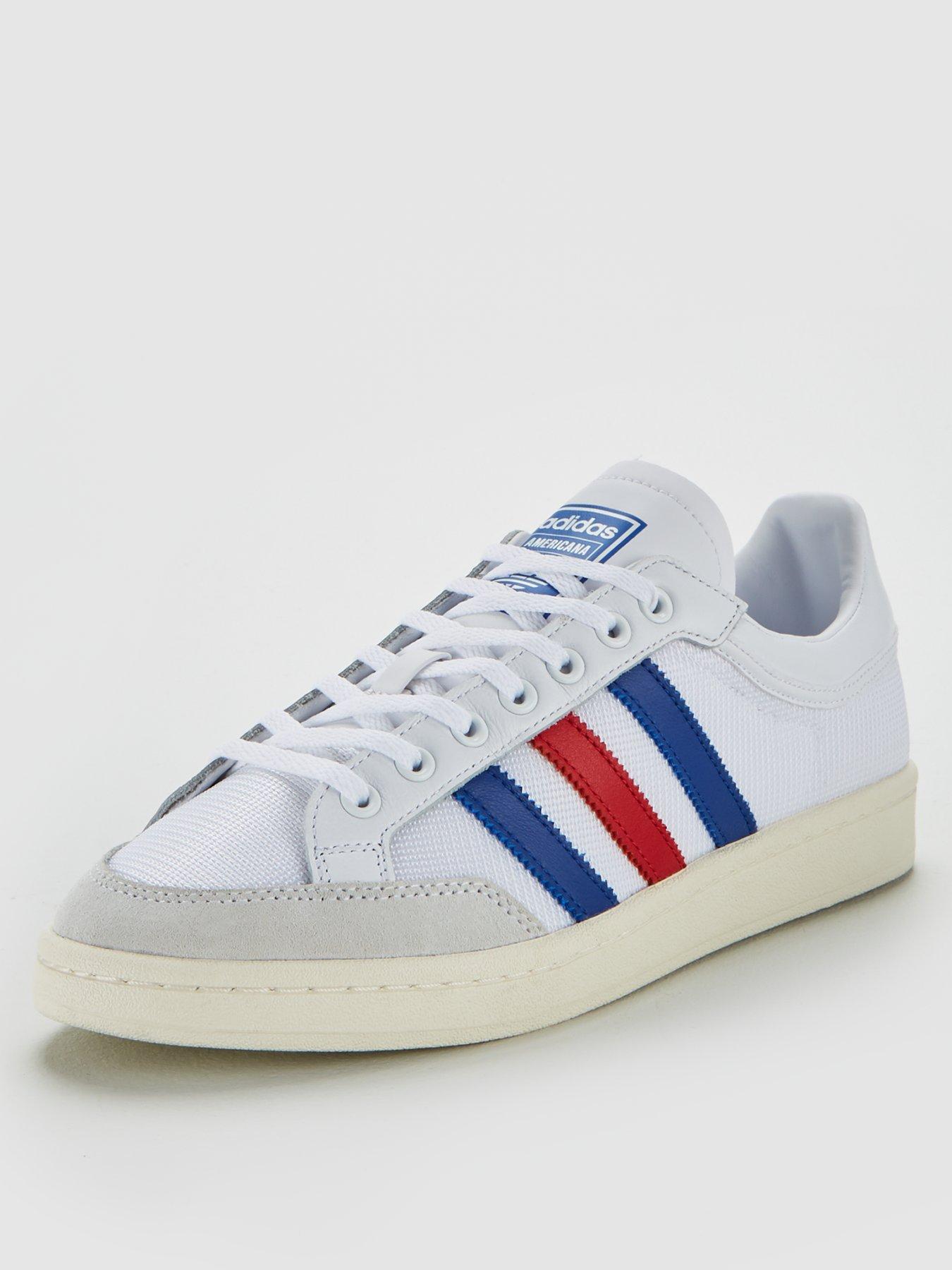 red blue white adidas