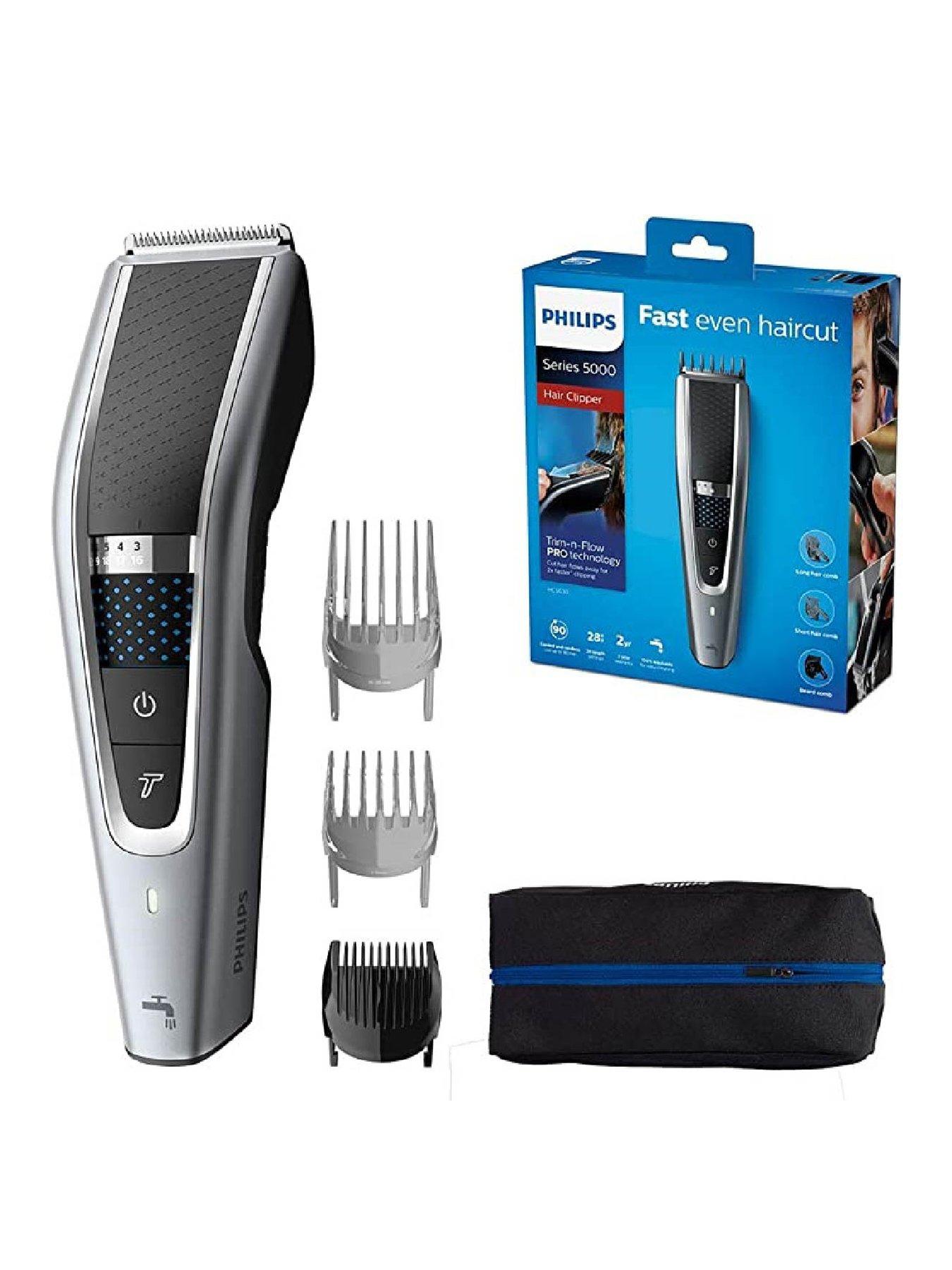 philips series 5000 hair clipper with titanium blades