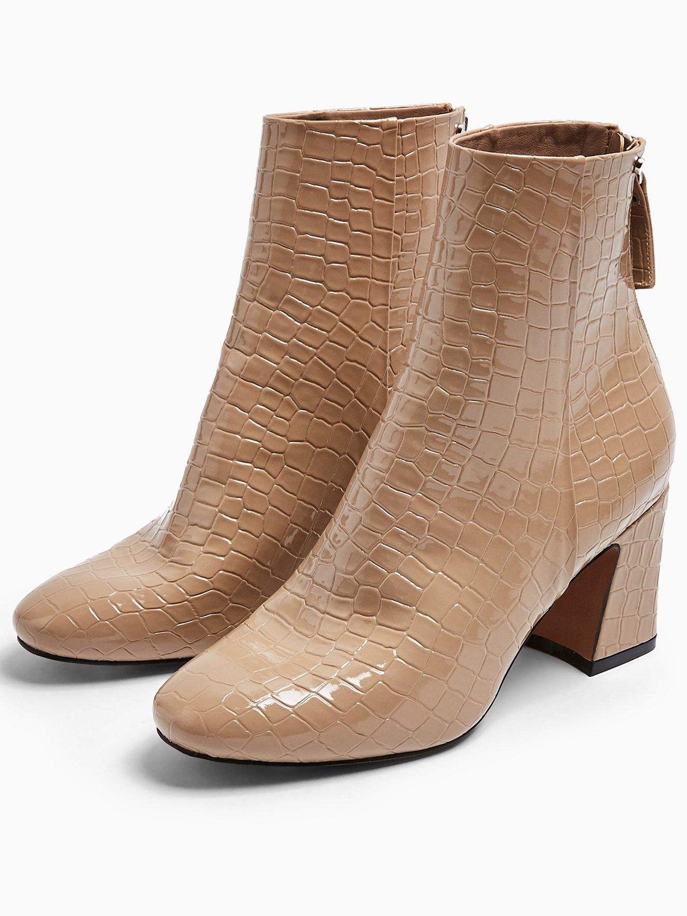 topshop beige boots