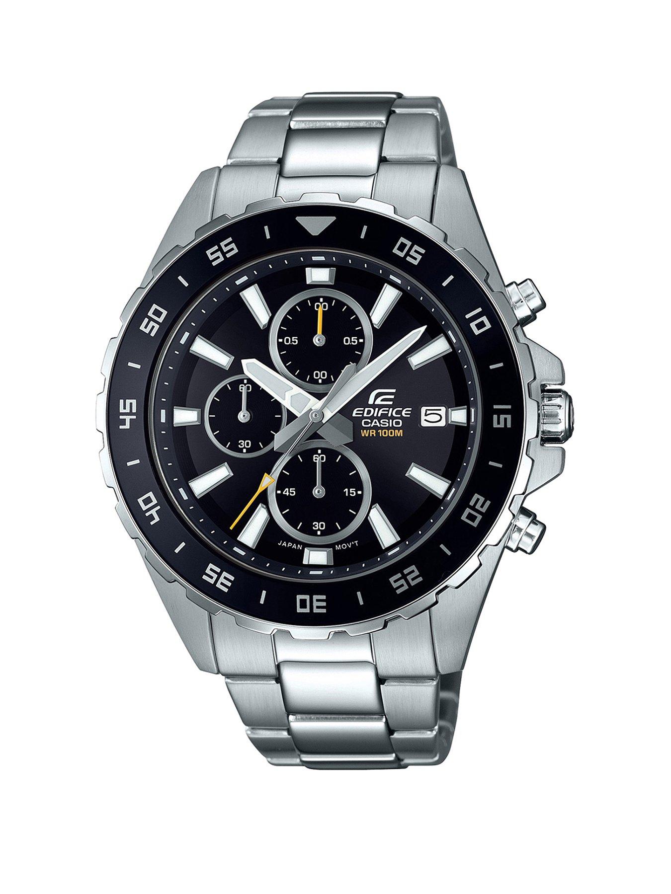 casio stainless black