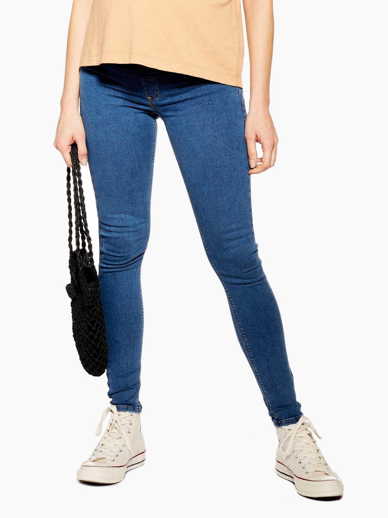 under bump skinny jeans