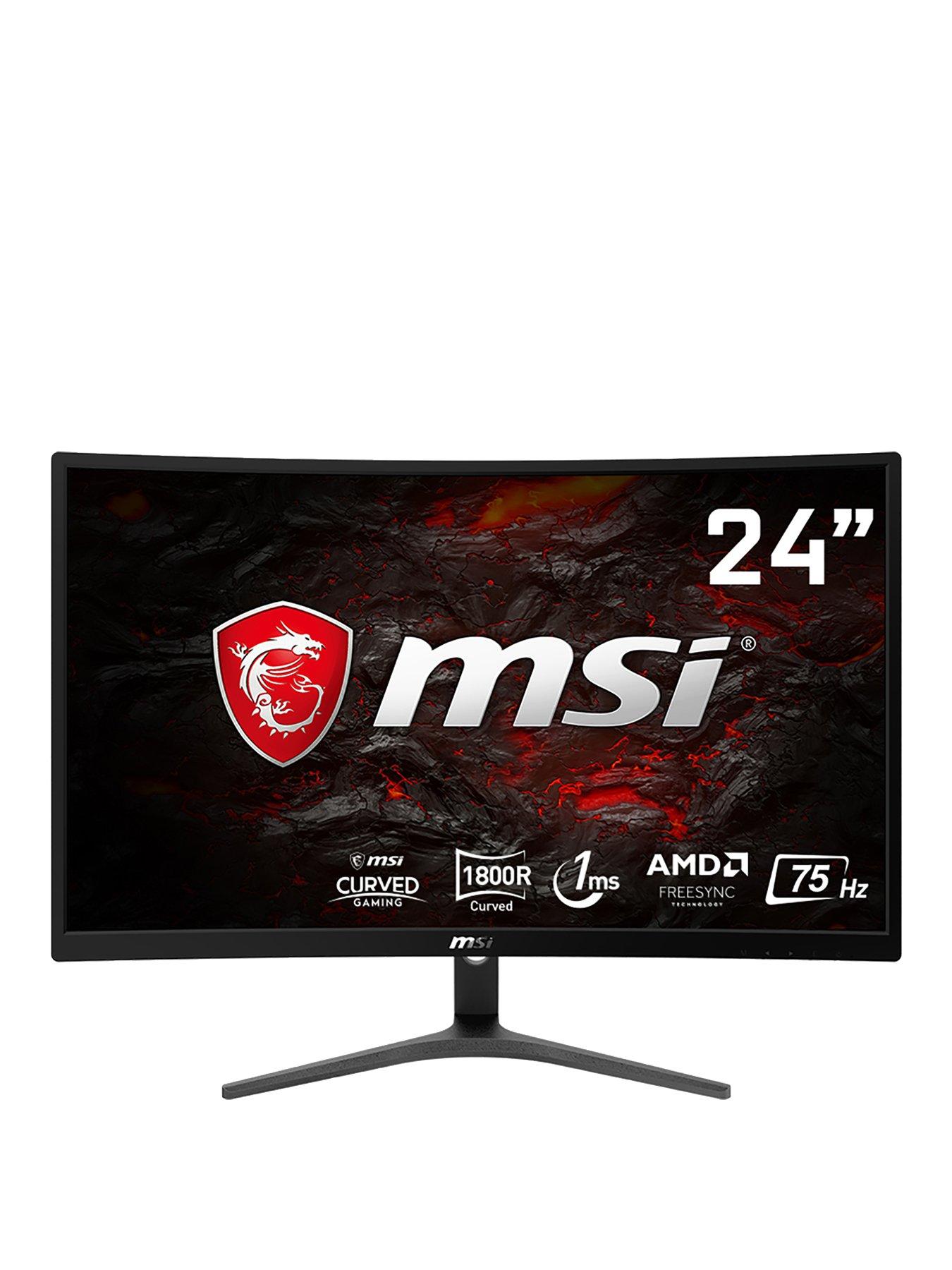 Msi Optix G241vc 24 Inch Full Hd 1ms 75hz Curved Console Gaming Monior Black Littlewoodsireland Ie