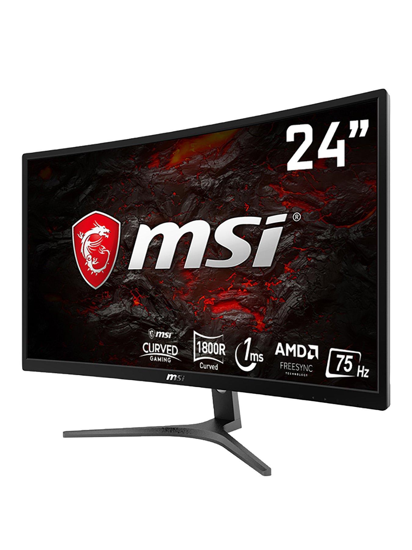 Msi Optix G241vc 24 Inch Full Hd 1ms 75hz Curved Console Gaming Monior Black Littlewoodsireland Ie