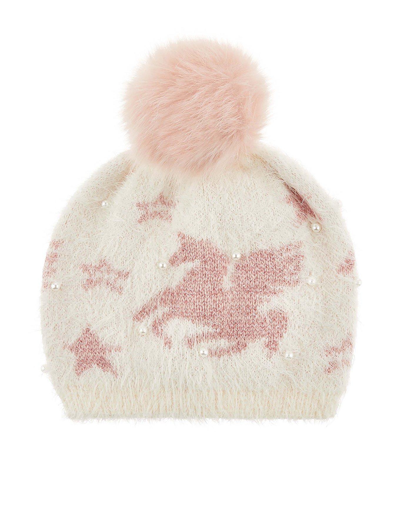 fluffy bobble hat