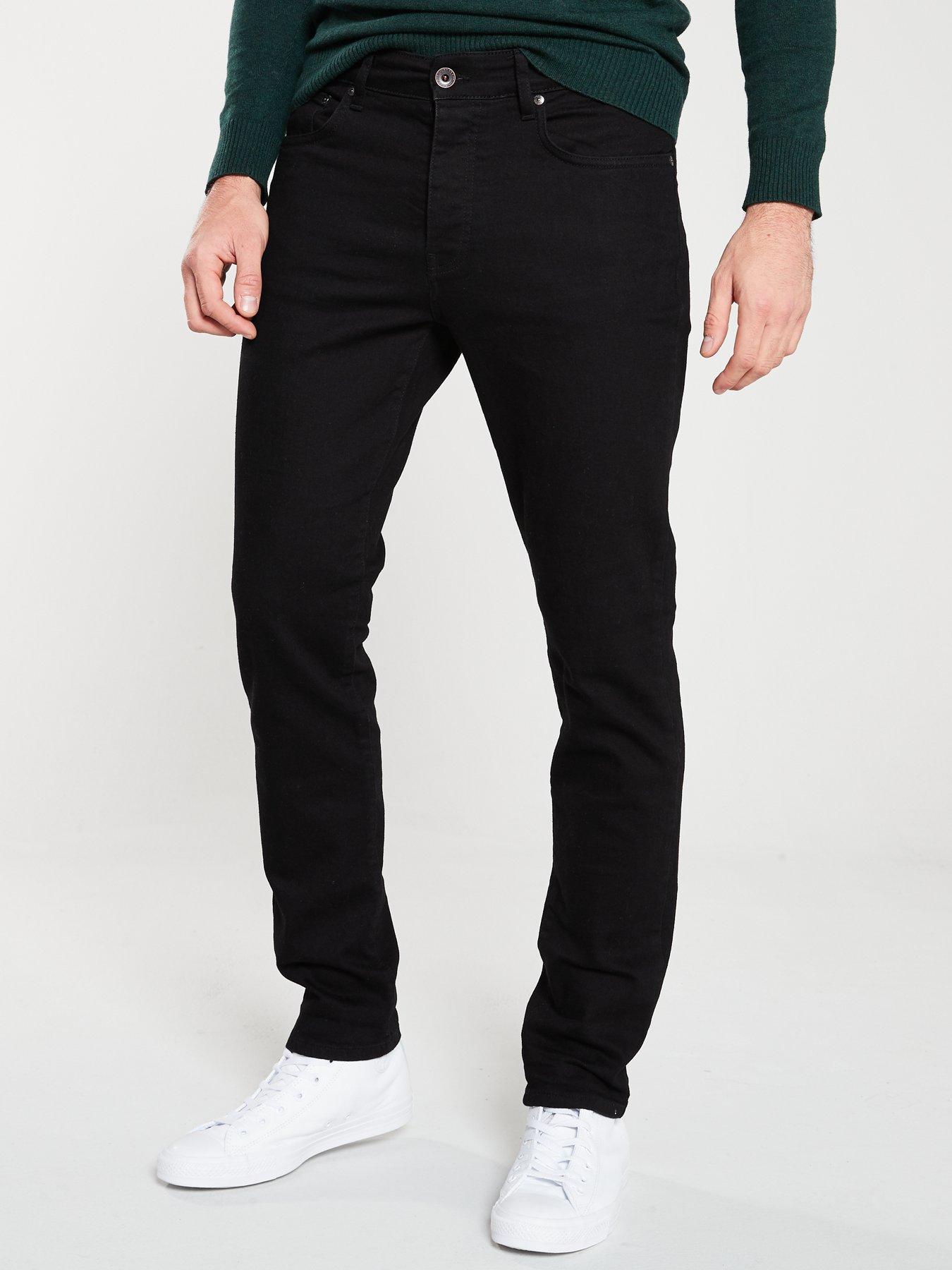 lyle and scott jeans black