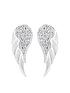 the-love-silver-collection-sterling-silver-cubic-zirconia-angel-wing-stud-earringsfront
