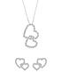 the-love-silver-collection-sterling-silver-cubic-zirconia-heart-stud-earrings-and-pendant-setfront