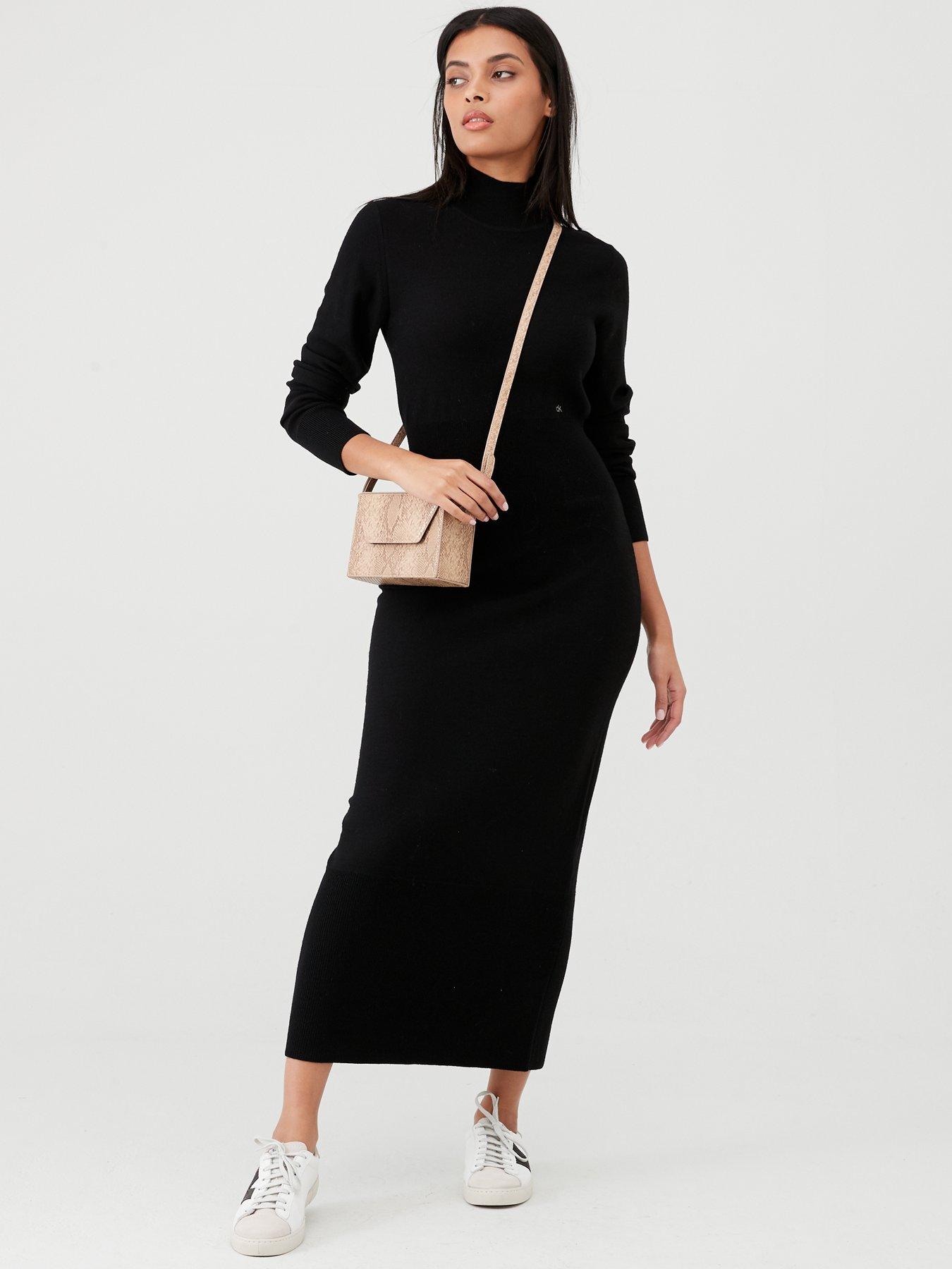 calvin klein wool dress