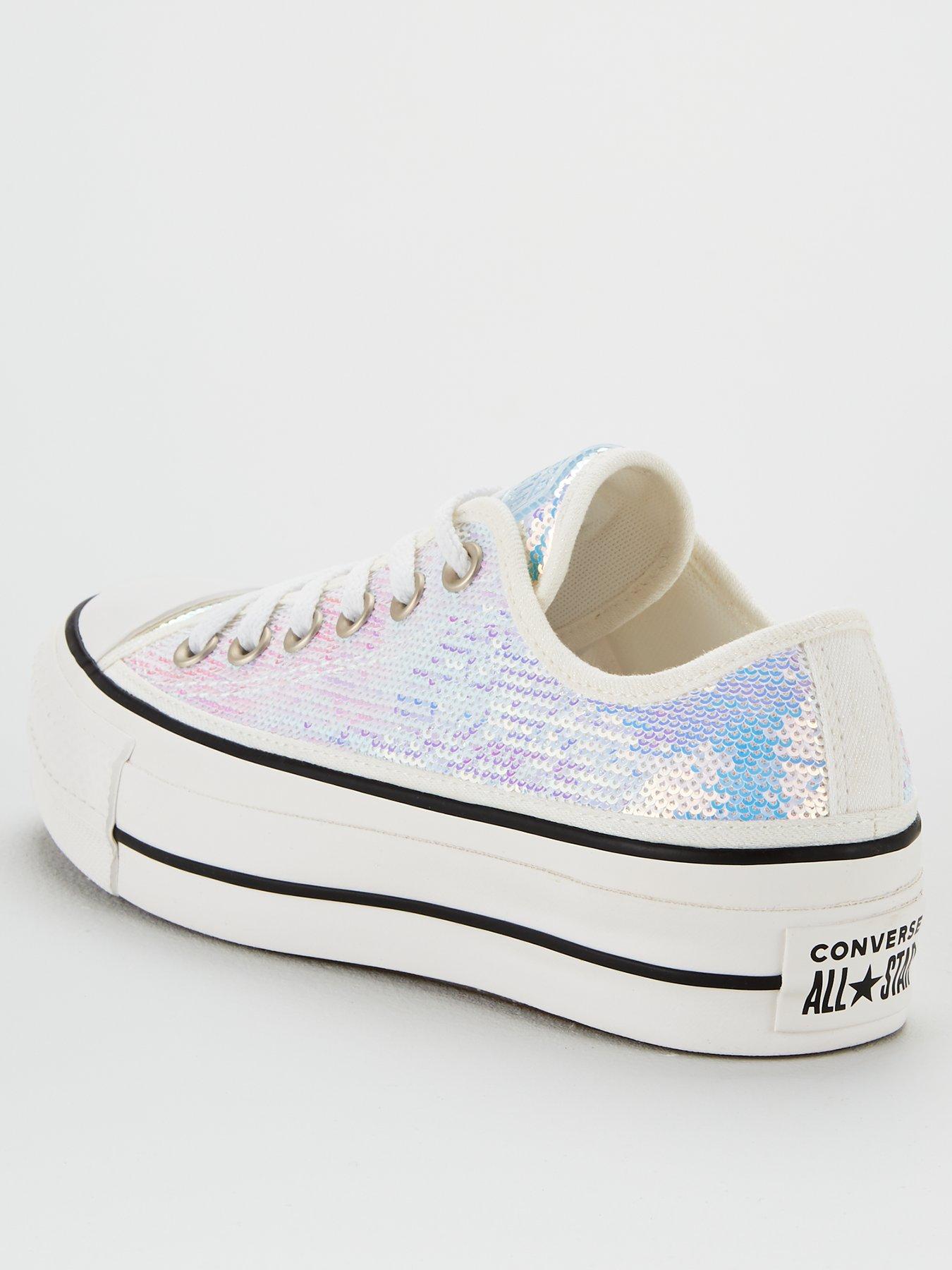 converse chuck taylor lift sequins