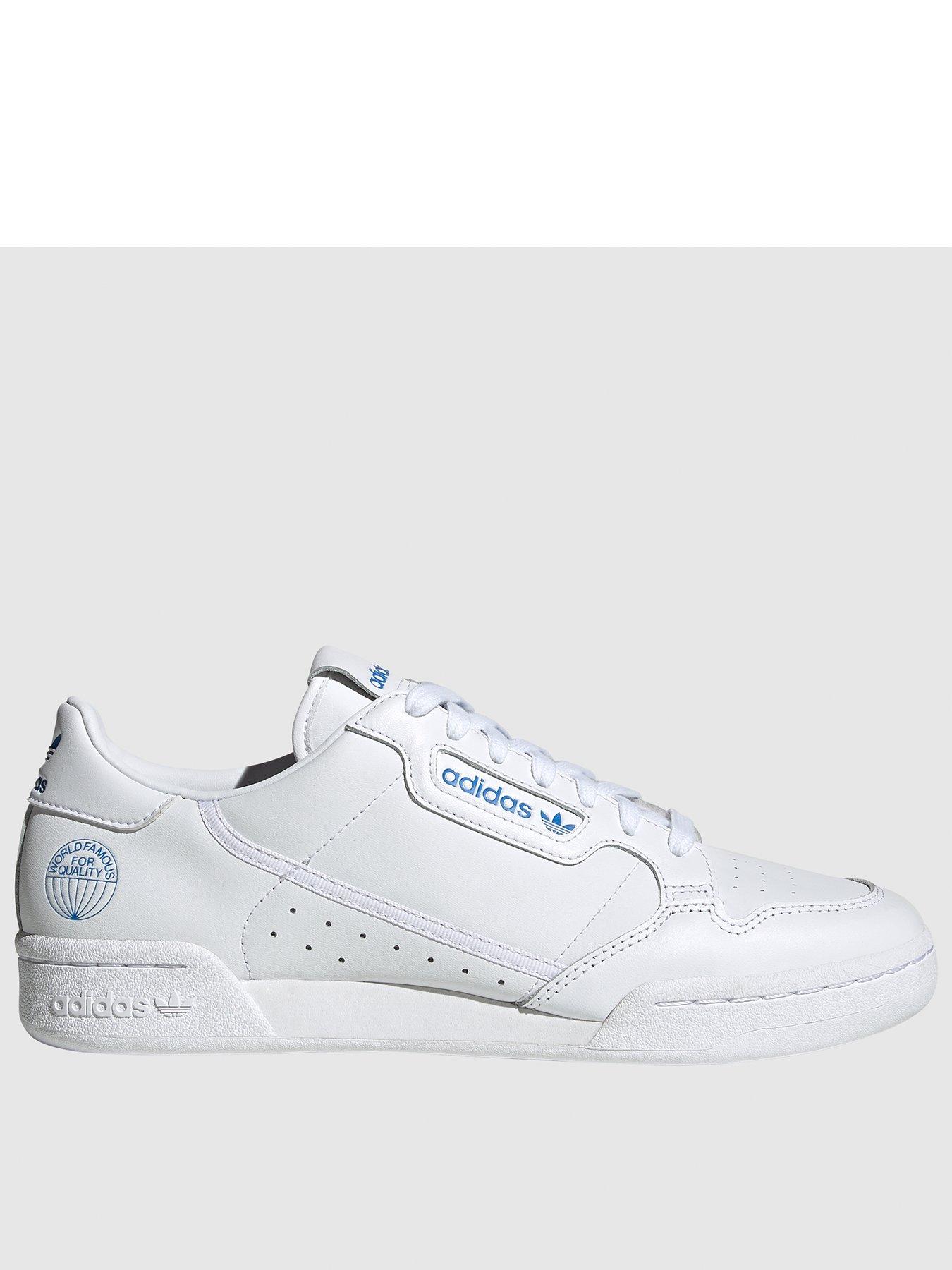 adidas continental triple white