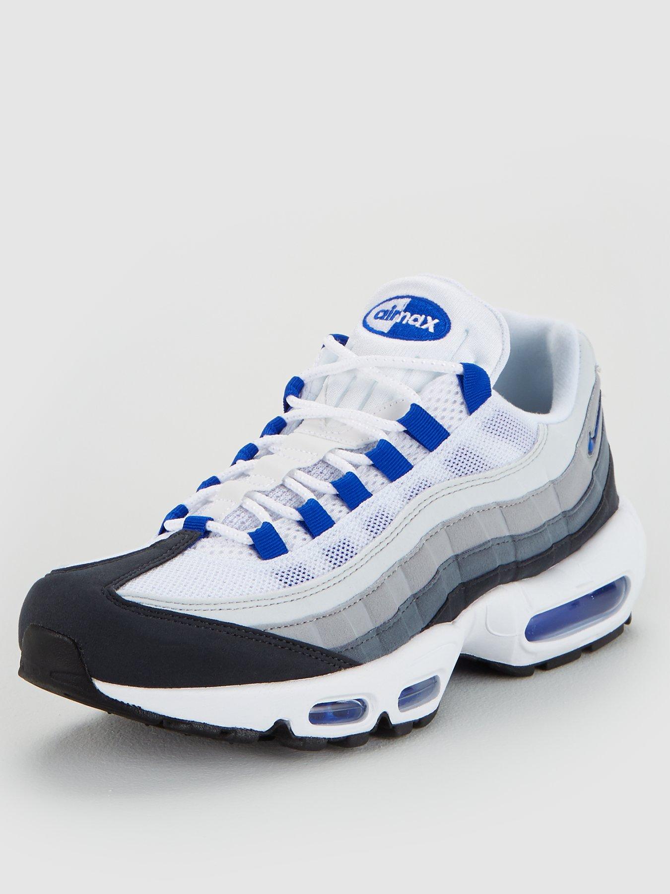 nike 95 white blue