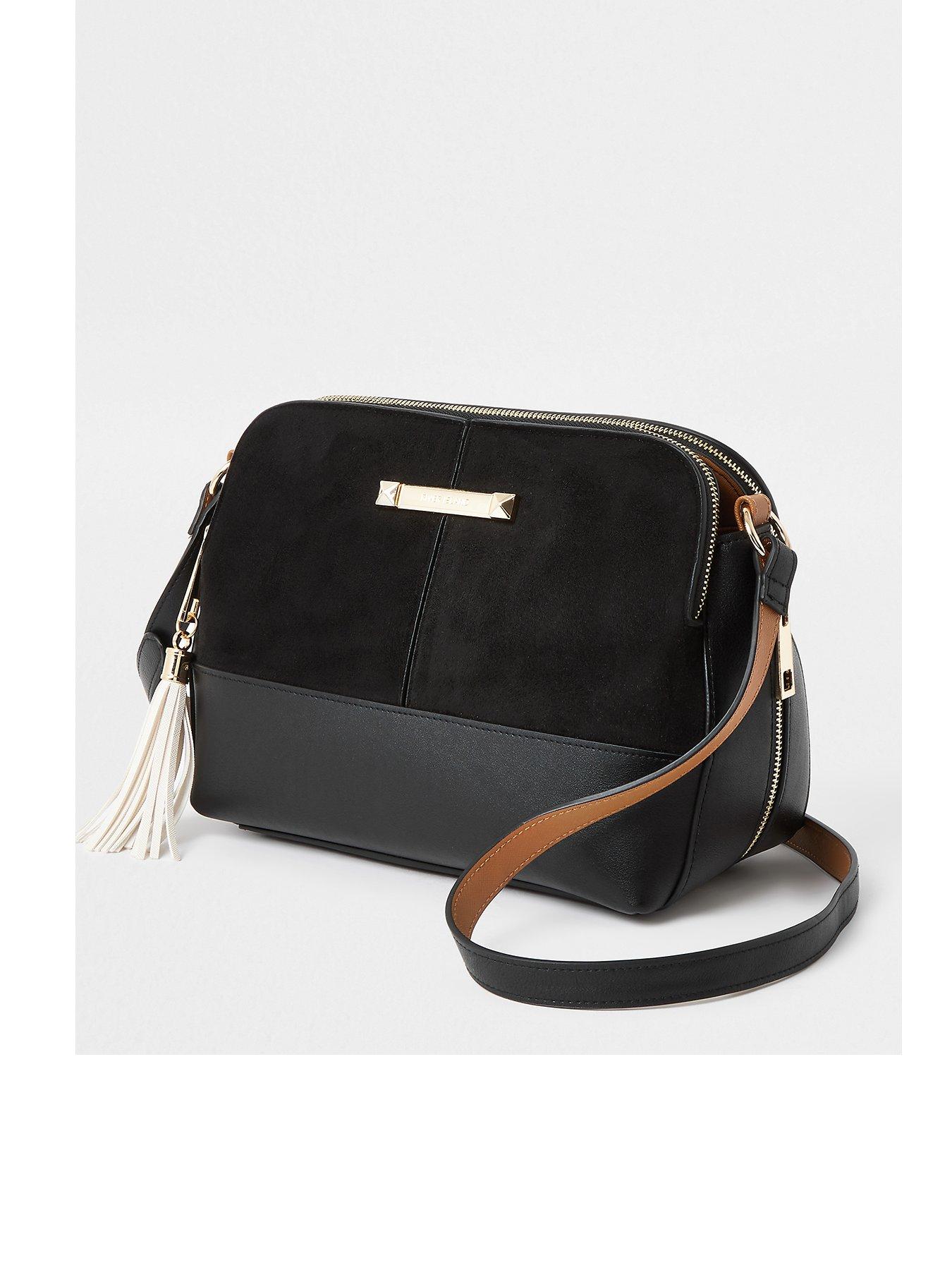 river island triple compartment crossbody bag