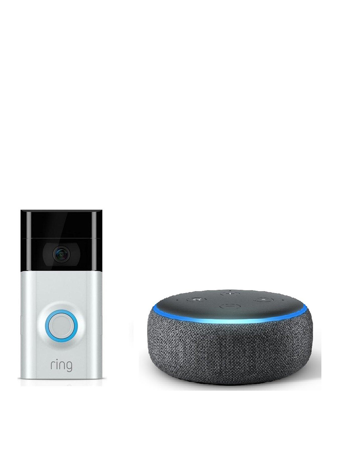 Ring Video Doorbell 2 Echo Dot Black Littlewoodsireland Ie