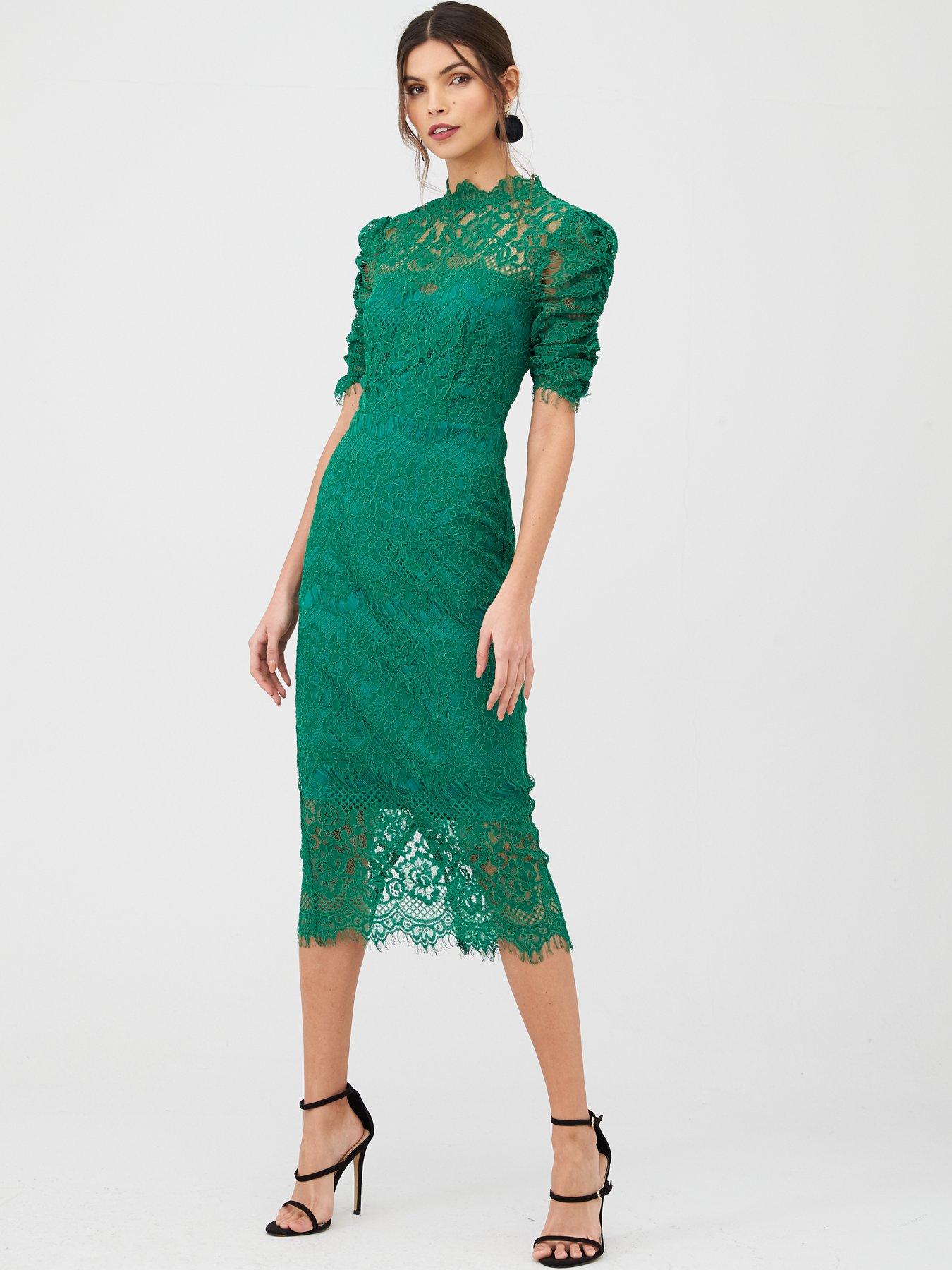 Simply Be Lace Tunic Dress Teal Green Size 12,16 Rrp £49