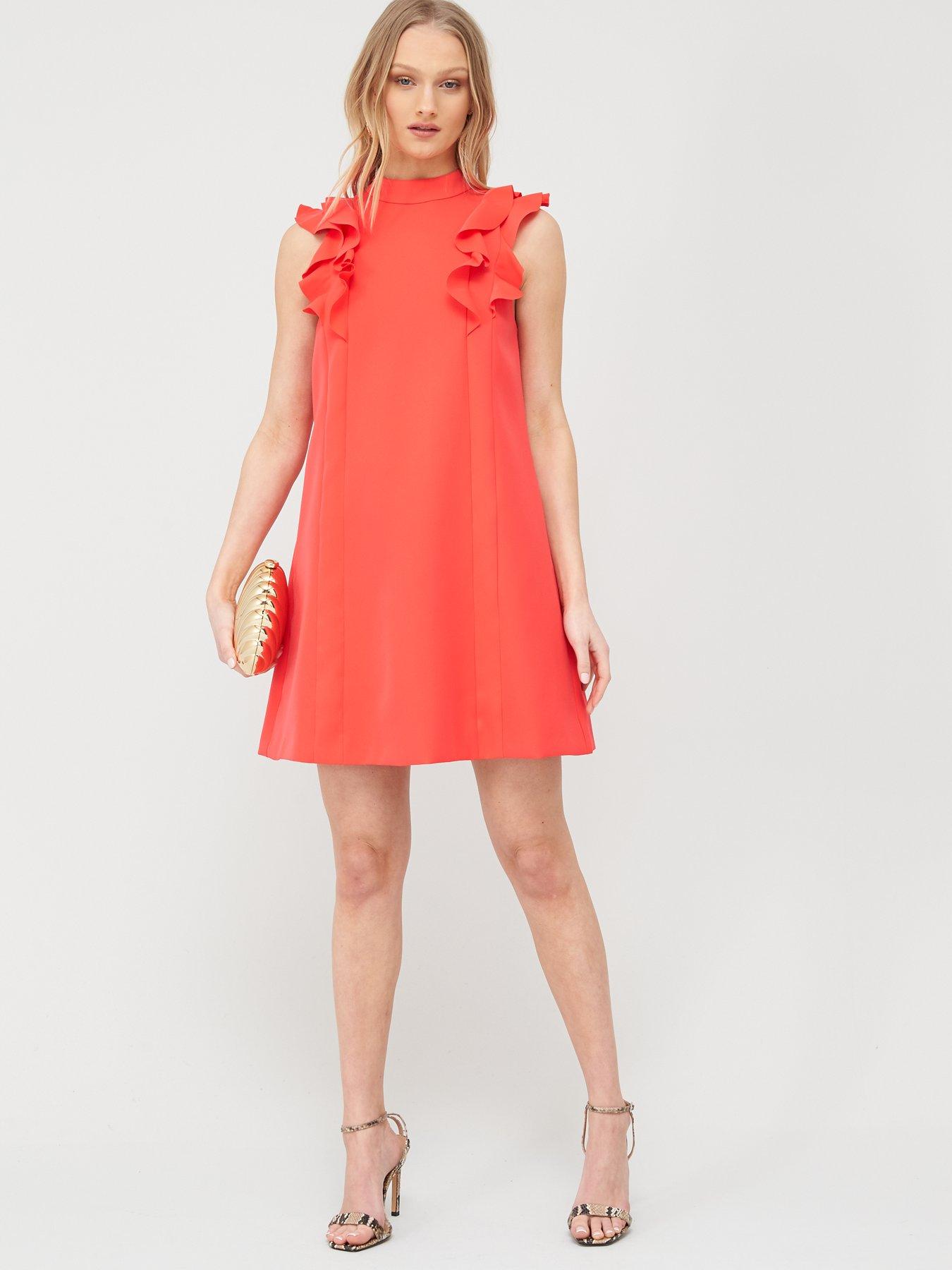 ted baker coral dress