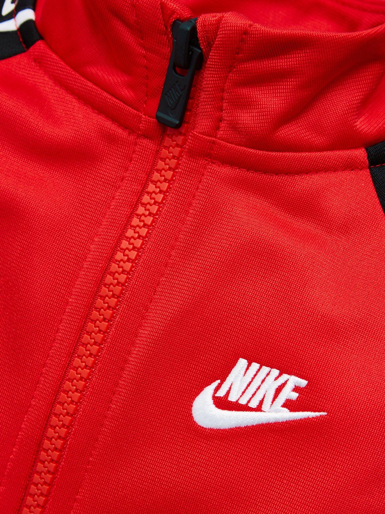 nike swoosh tracksuit red