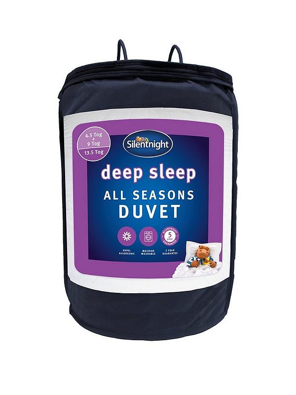 Silentnight Deep Sleep All Seasons 4 5, Slumberdown All Seasons Duvet Review