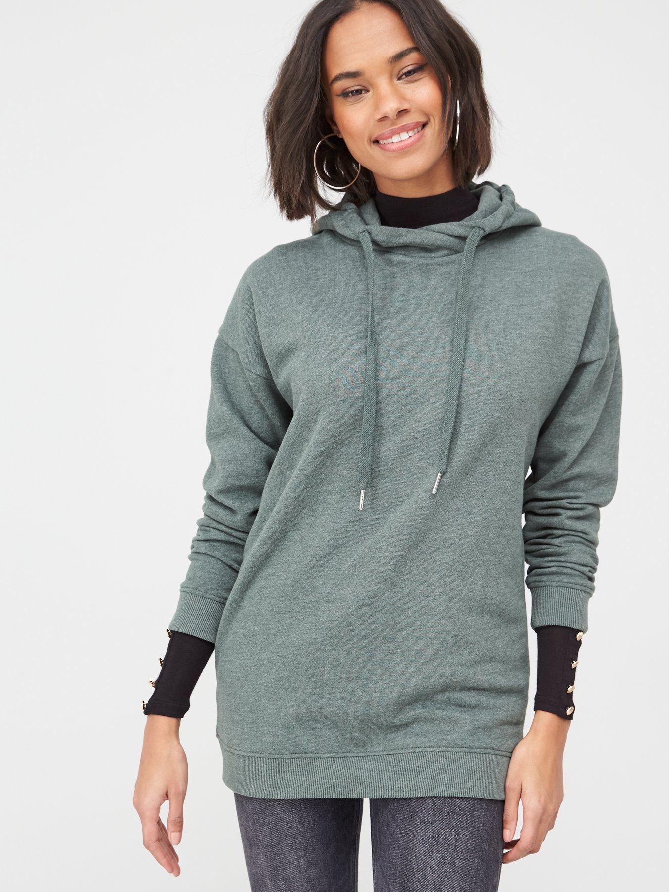 New with Tags Total Girl Black Zippered Front Hoodie 18½ XL Plus