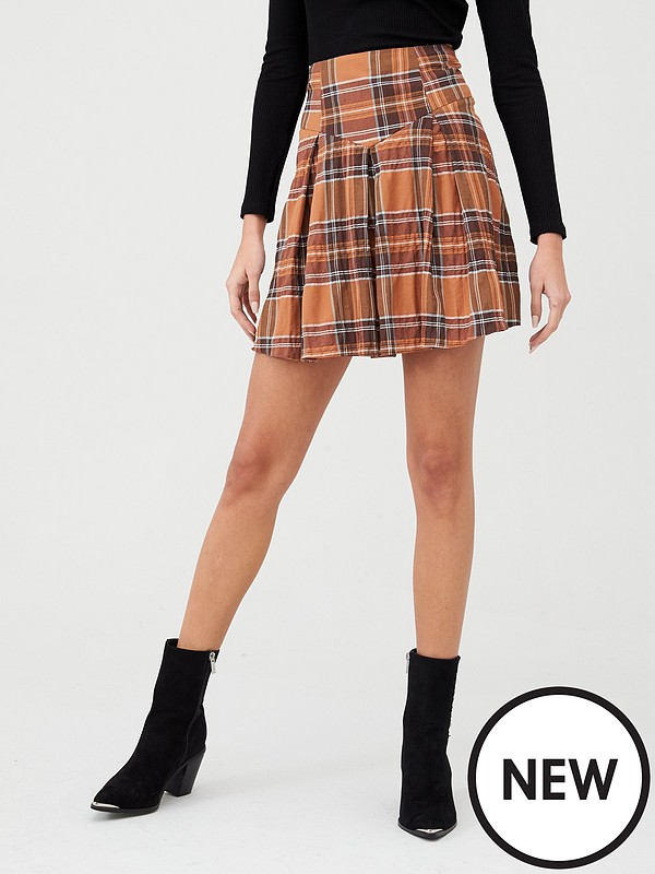 V By Very Check Yellow Mini Skirt Check Littlewoodsireland Ie - roblox royale high waist skirts roblox promo codes