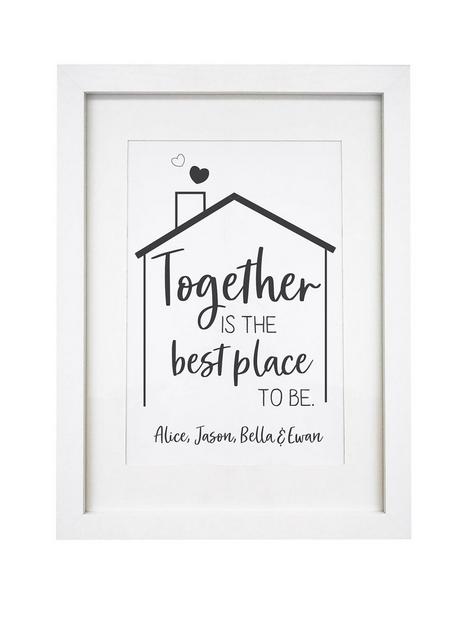 the-personalised-memento-company-personalised-best-place-to-be-a4-framed-print