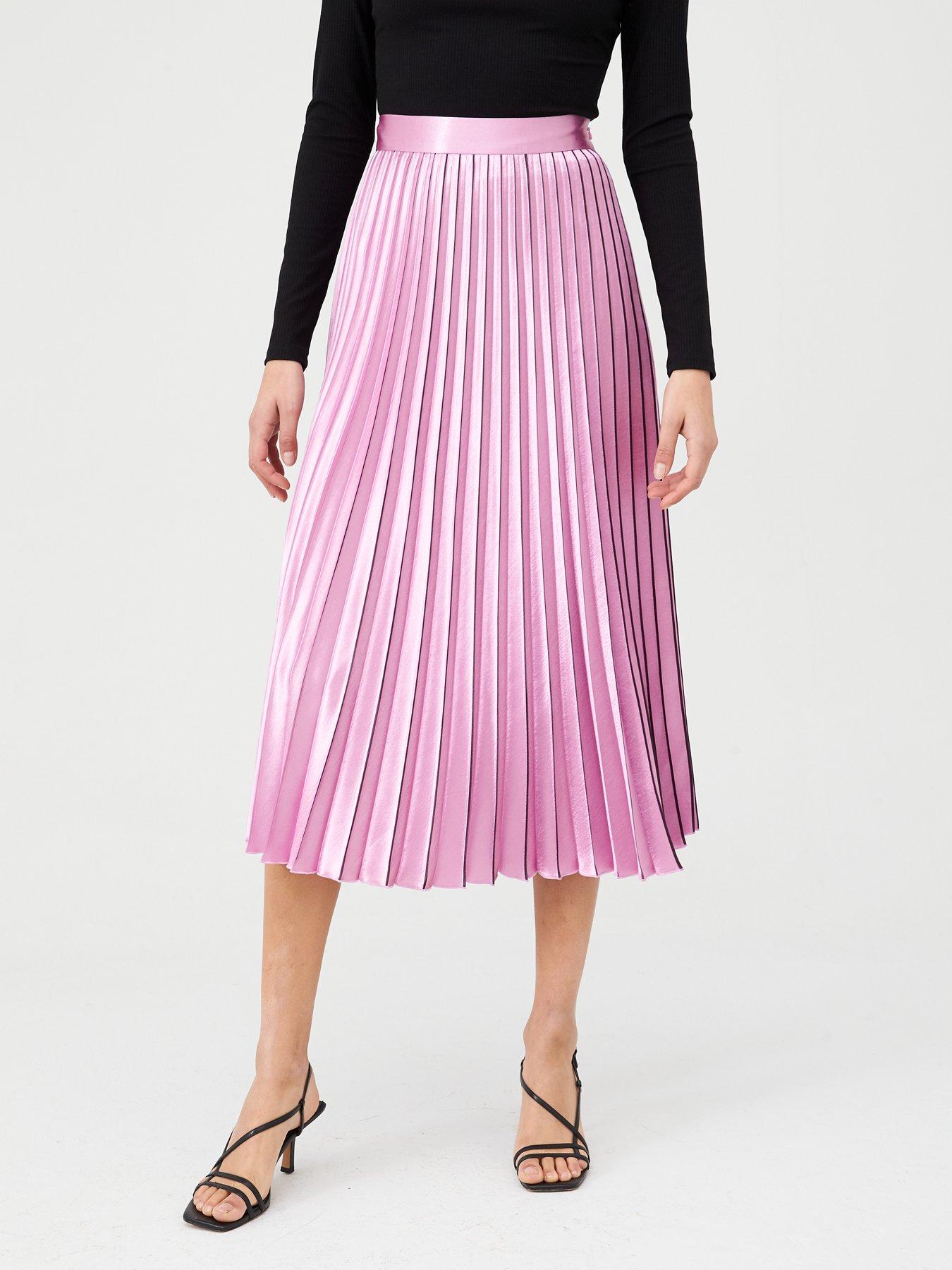 Hugo Pleated Midi Skirt Stripe Littlewoodsireland Ie - roblox girls outfitshirts codescodes in desc