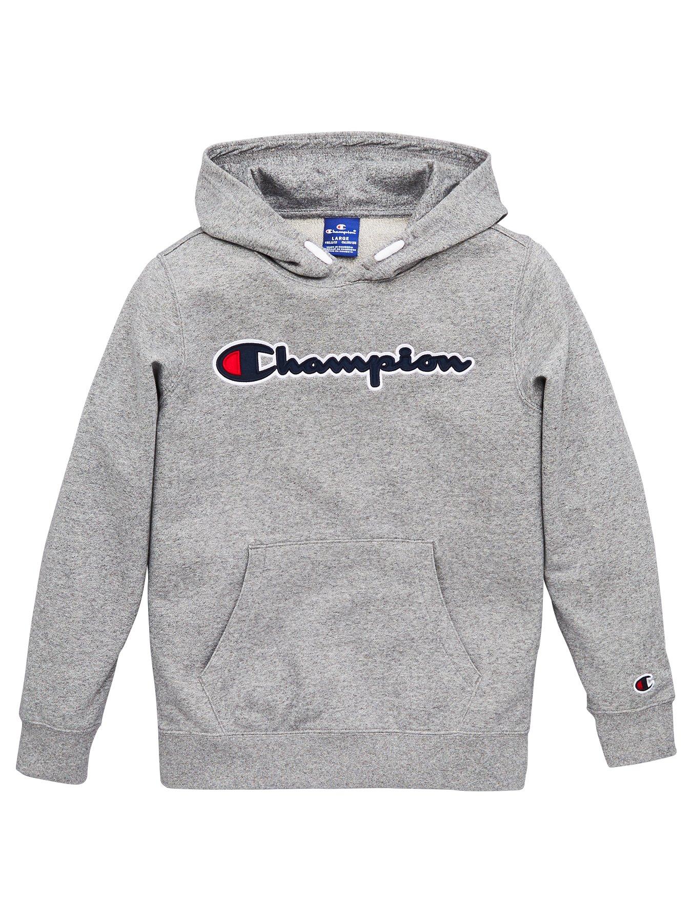 heather gray champion hoodie